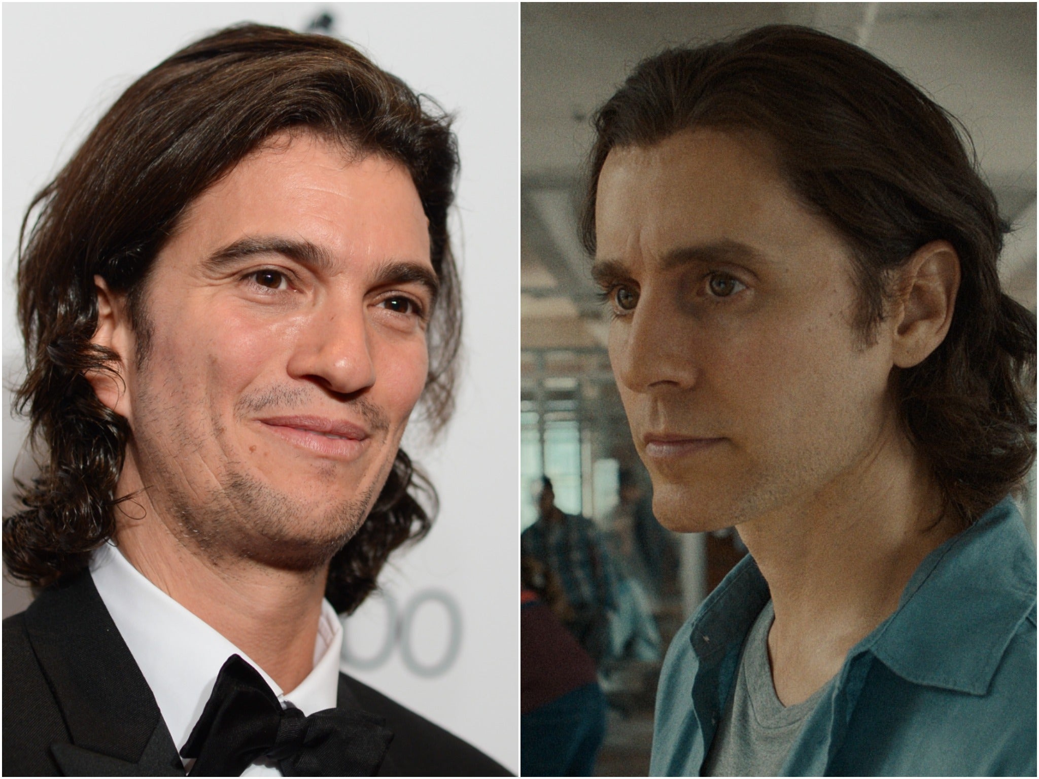 Adam Neumann and Jared Leto playing him