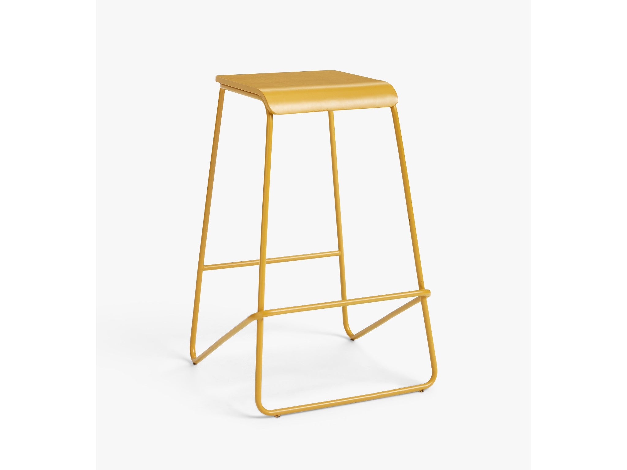 John Lewis & Partners Anyday spot bar stool, mustard indybest.