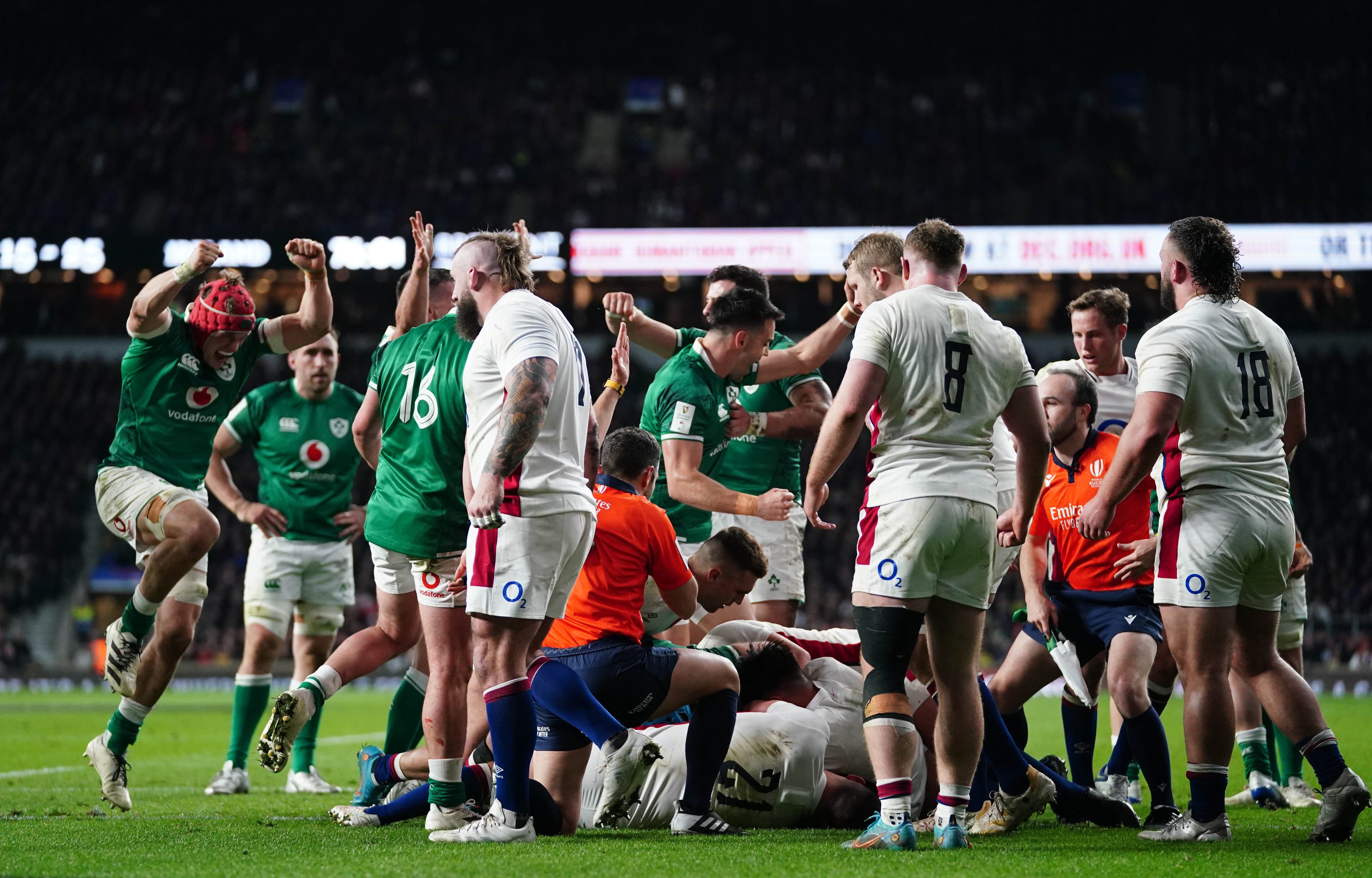 Ireland won at Twickenham on Saturday (David Davies/PA)