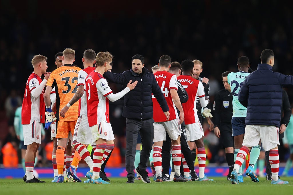 Arteta has vastly improved Arsenal this season, with the team pushing for a top four finish