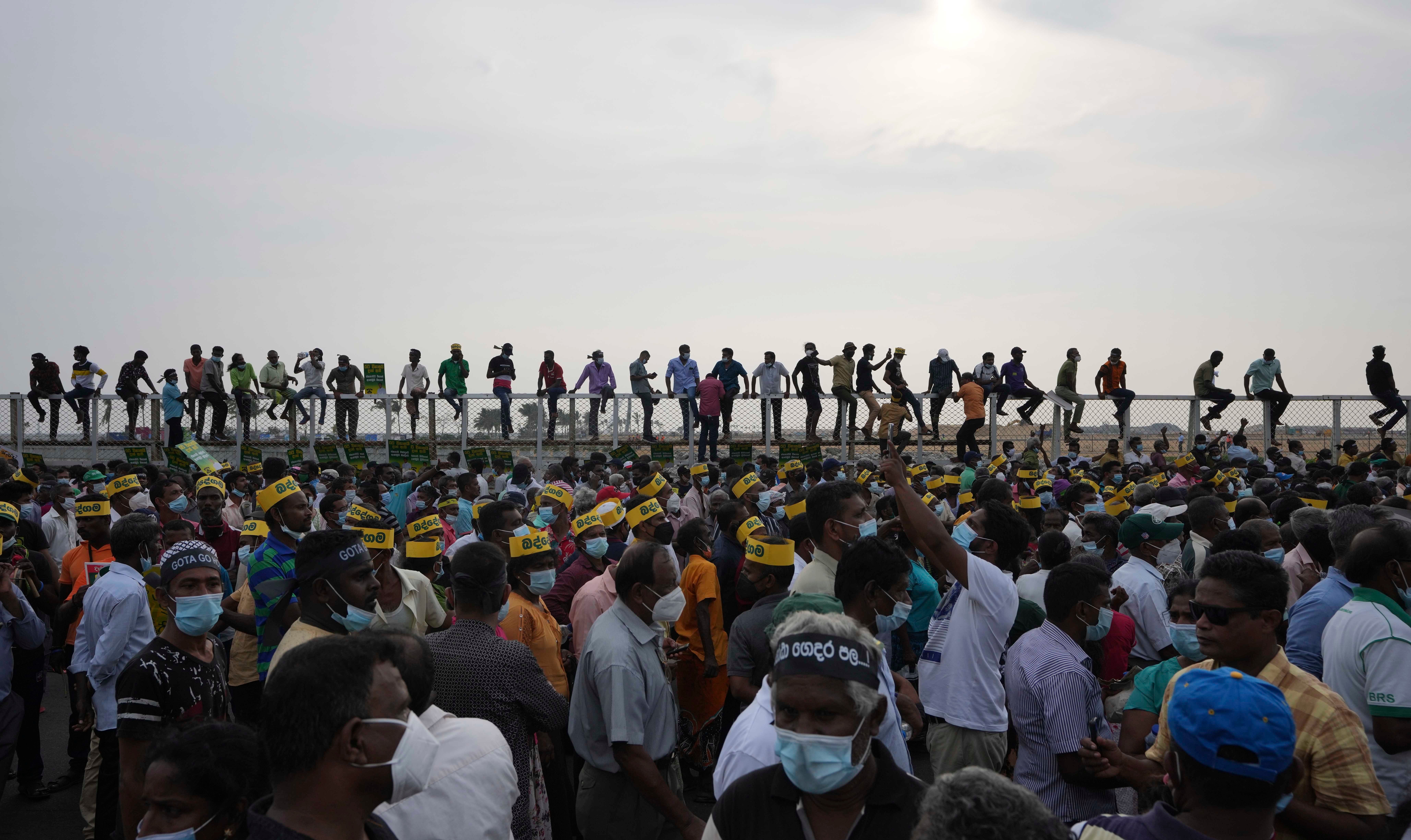 APTOPIX Sri Lanka Protest