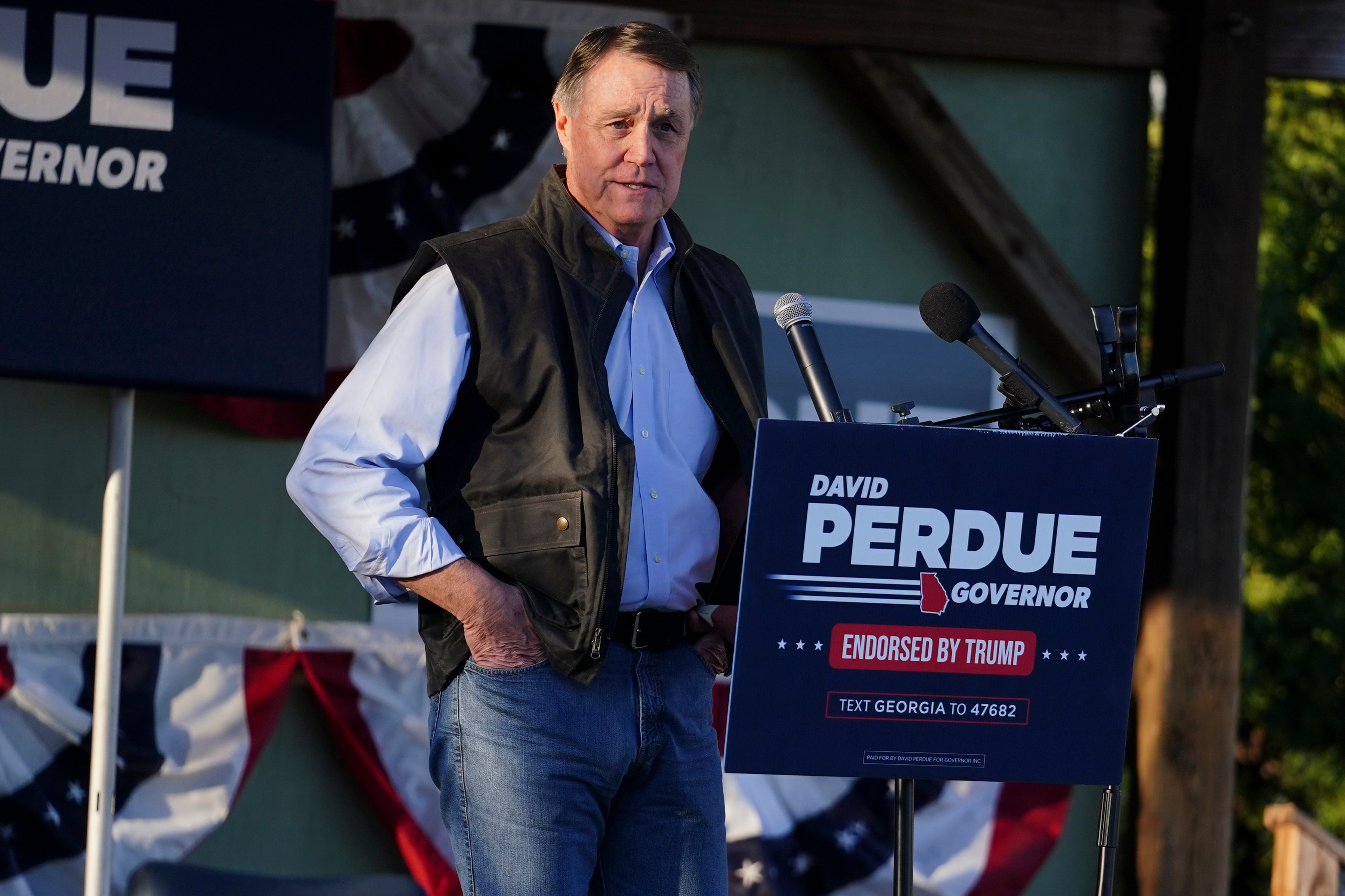 Election 2022 Georgia Perdue Fundraising