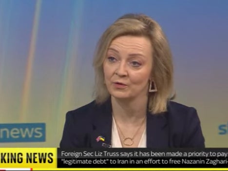 Liz Truss has been defending the Prime Minister’s visit