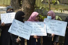 Muslim girls in hijabs turned away by Indian college a day after court ban