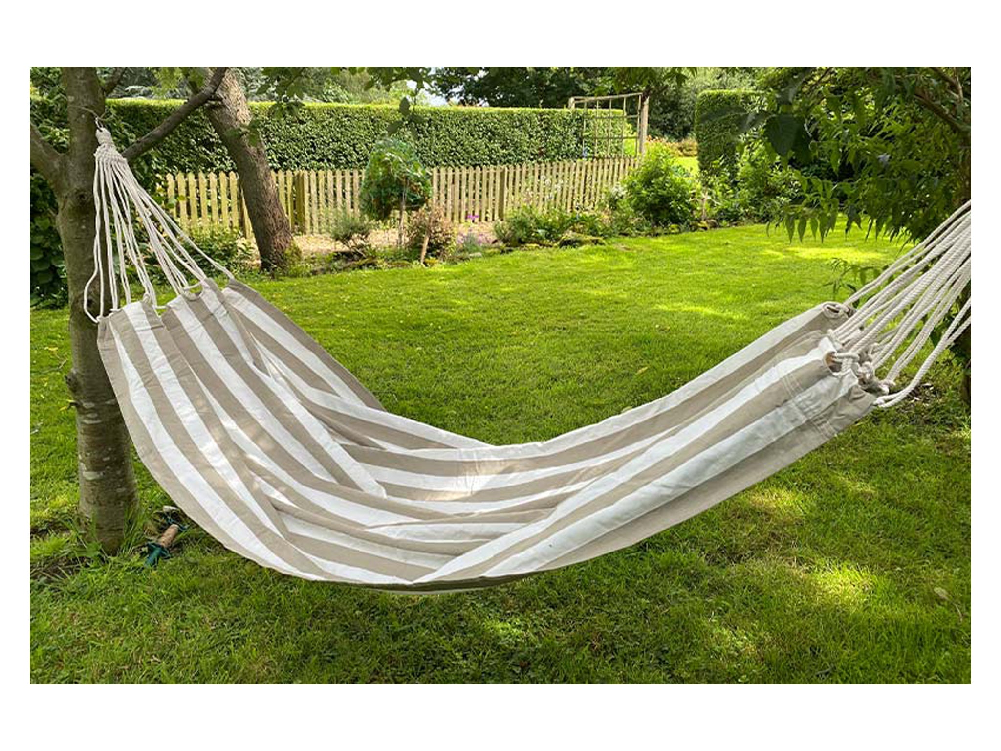 The Stripes Company hammock in jogging.jpg