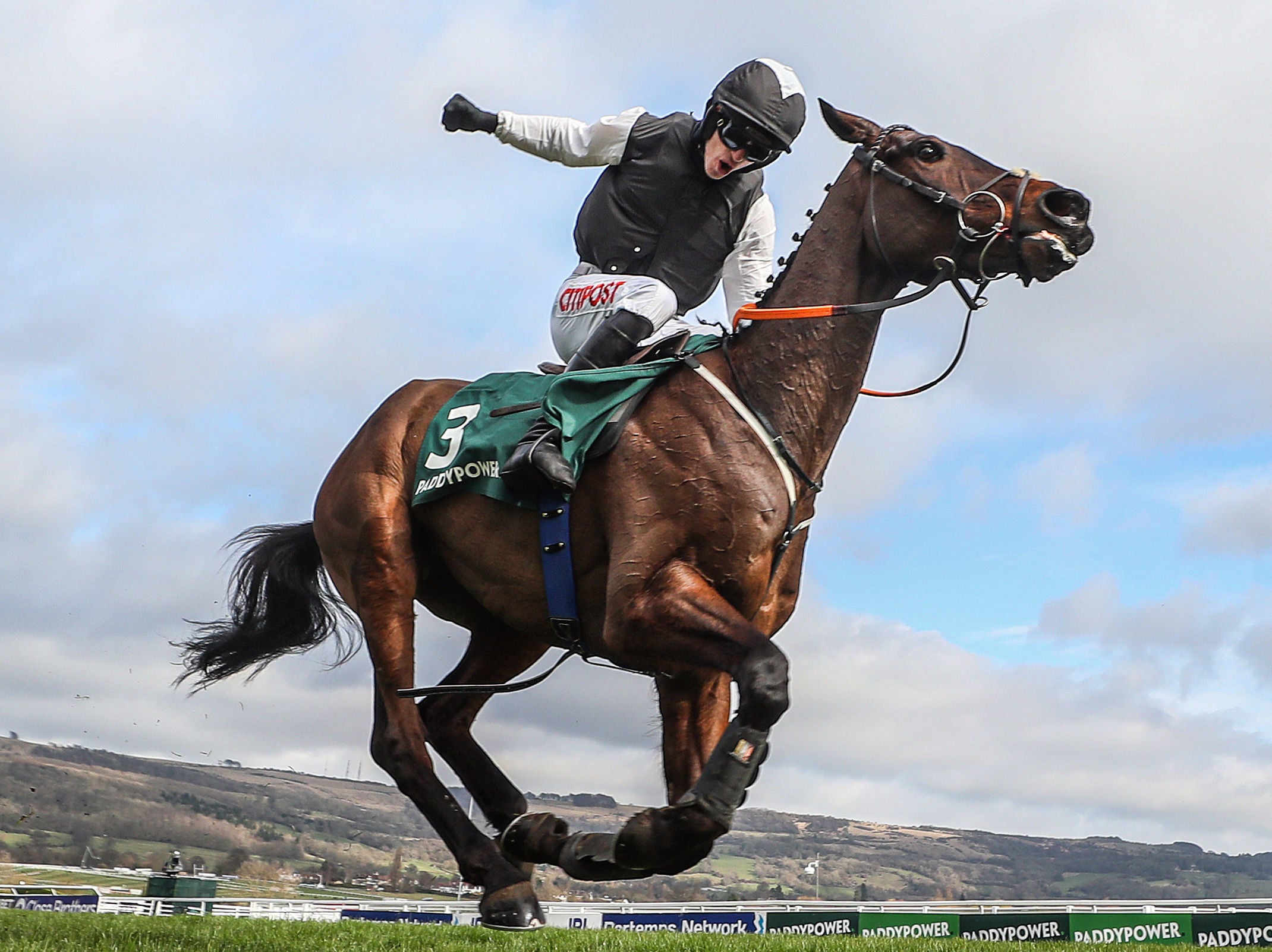 Flooring Porter ridden by jockey Danny Mullins