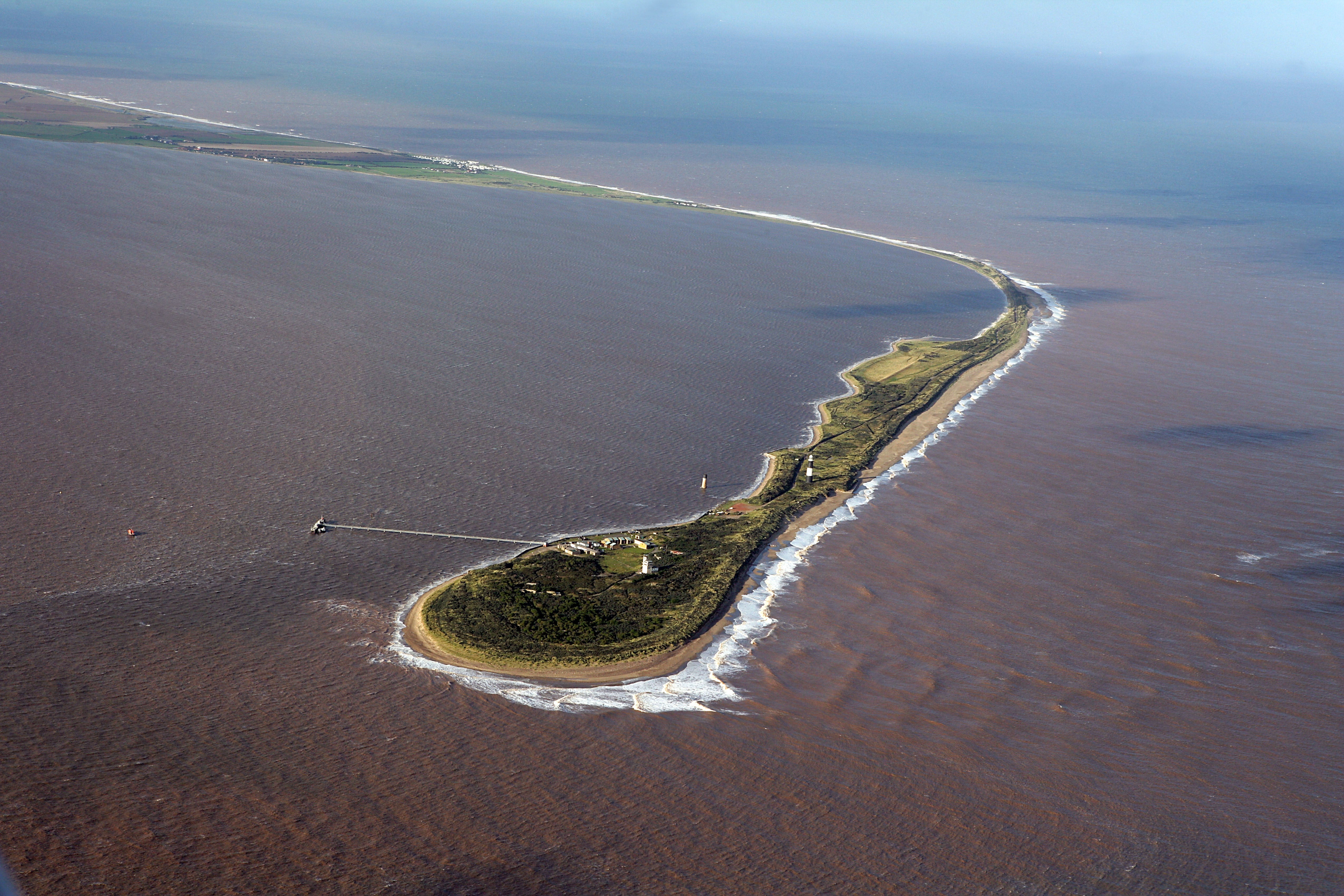 The prosperous port town of Ravenser Odd once stood where the River Humber meets the North Sea