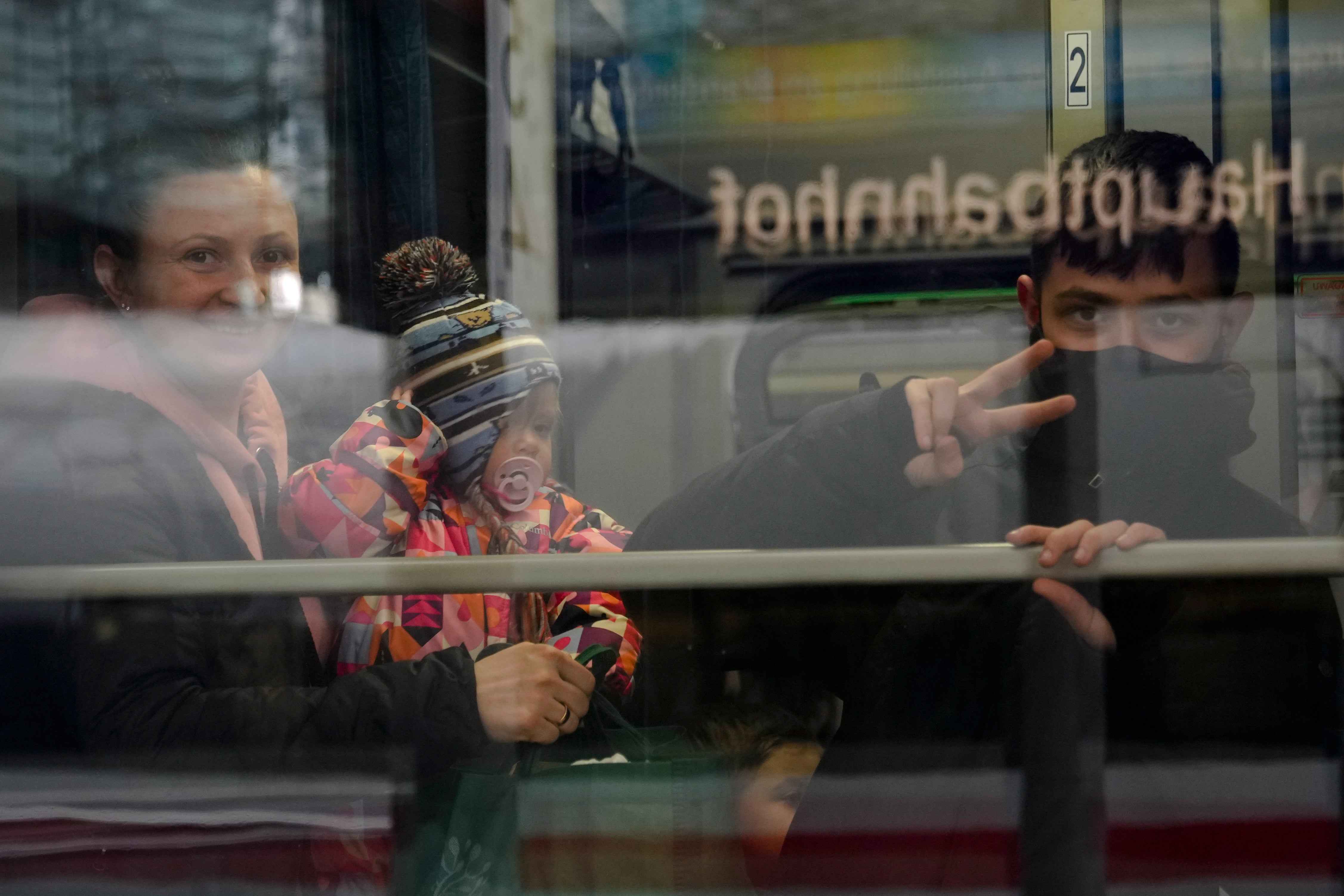 Germany Russia Ukraine War Refugee Station