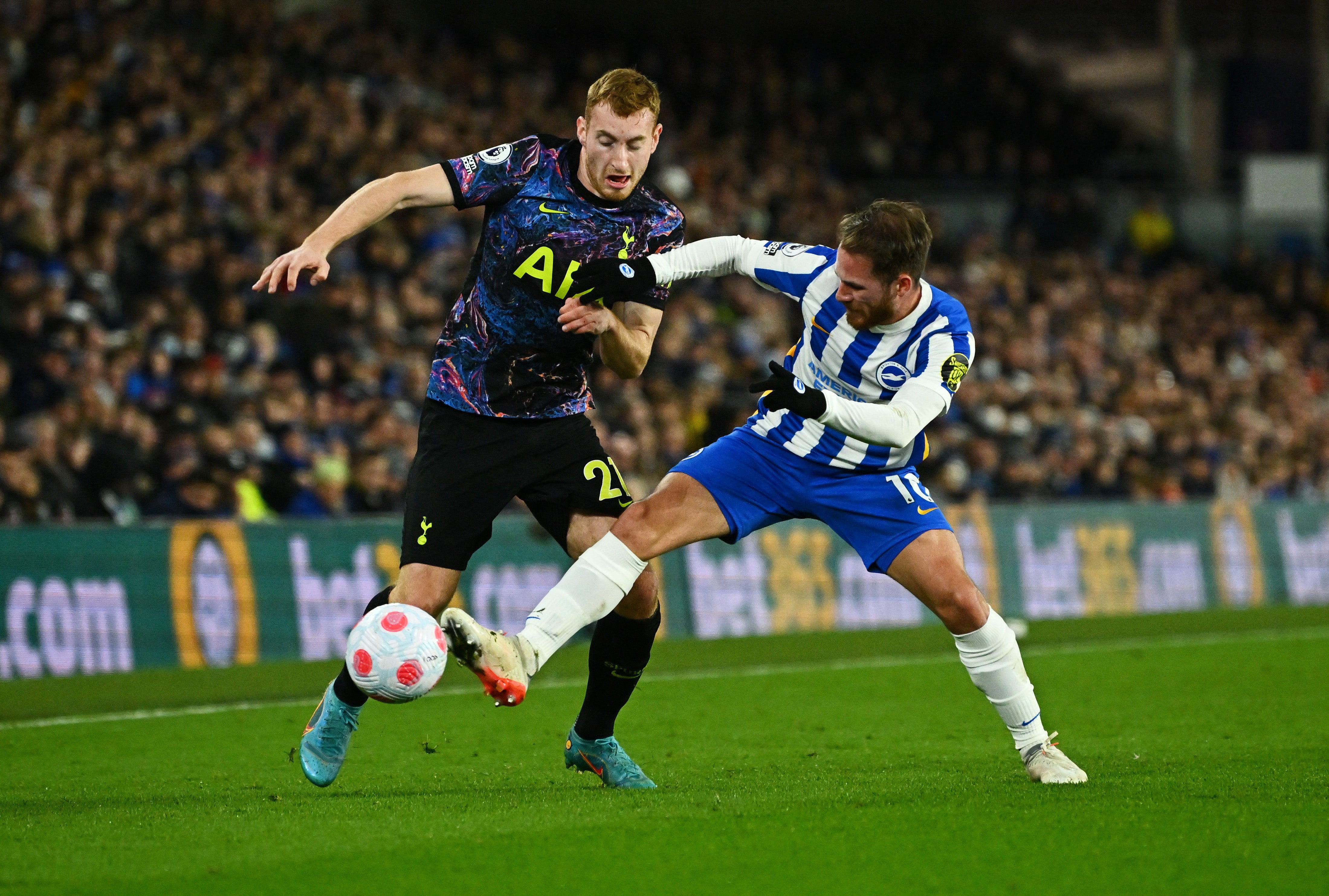 Tottenham are taking on Brighton at The Amex