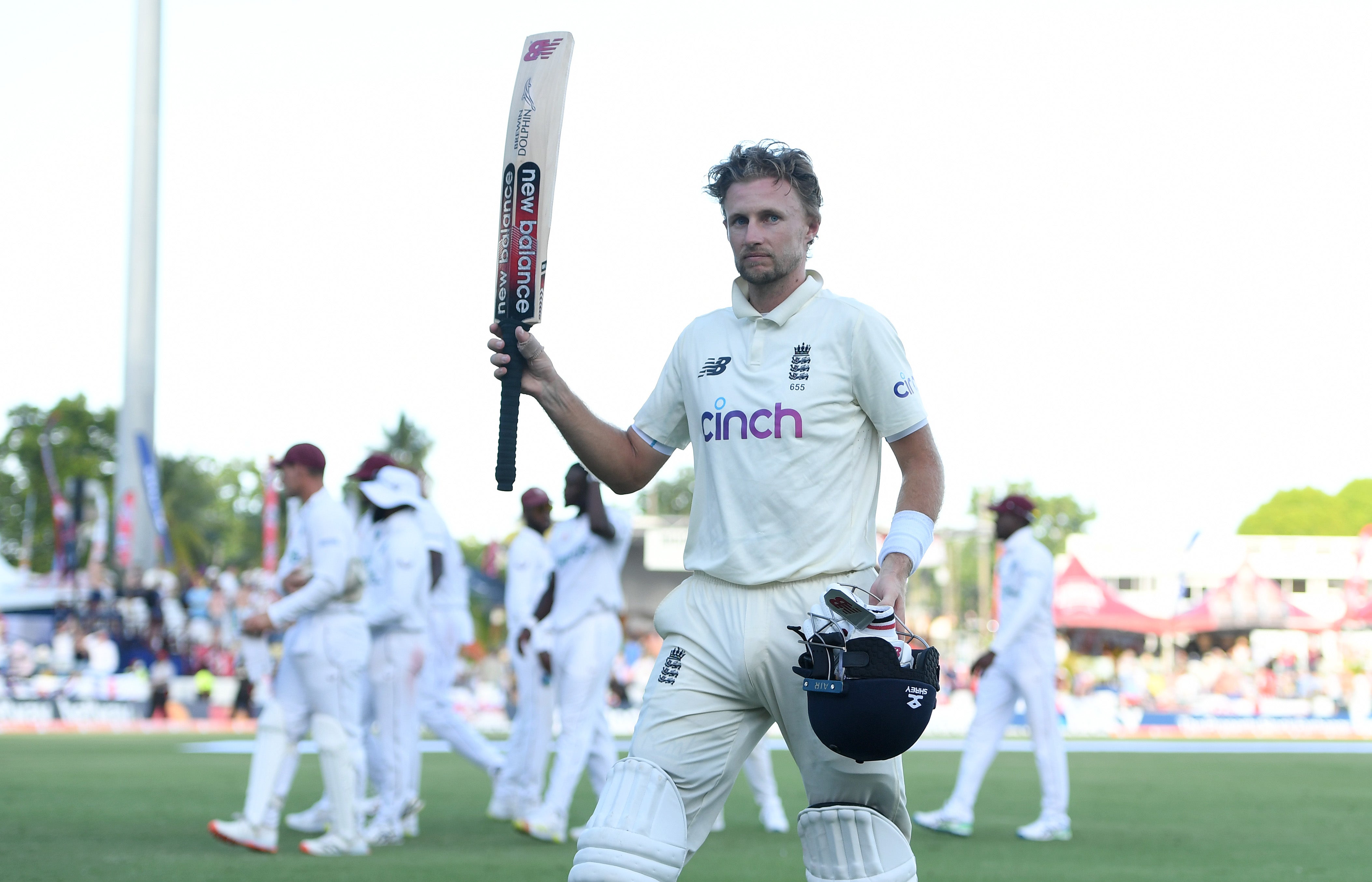 Joe Root was unbeaten on 119 overnight