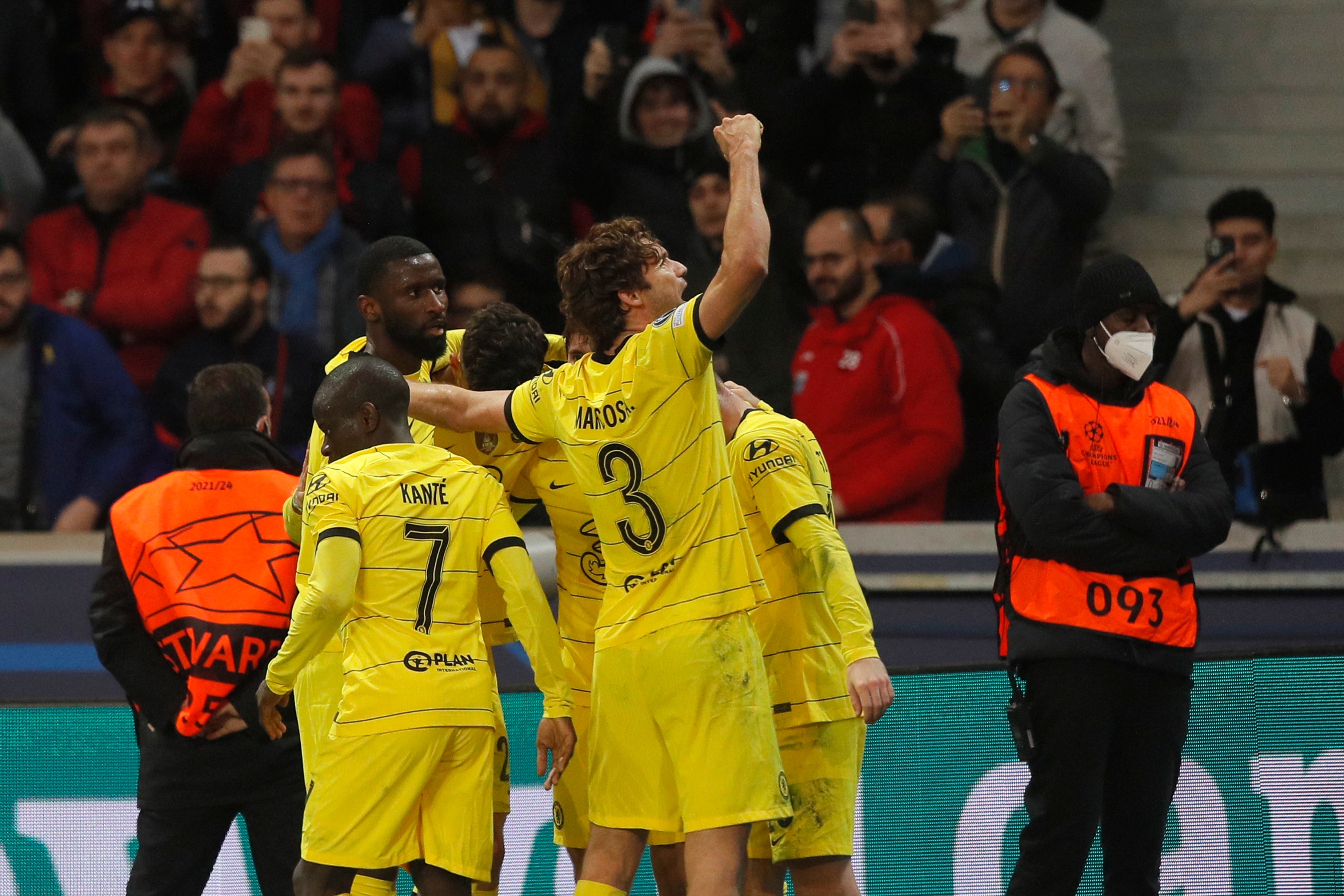 Cesar Azpilicueta scored the winner (AP Photo/Michel Spingler)