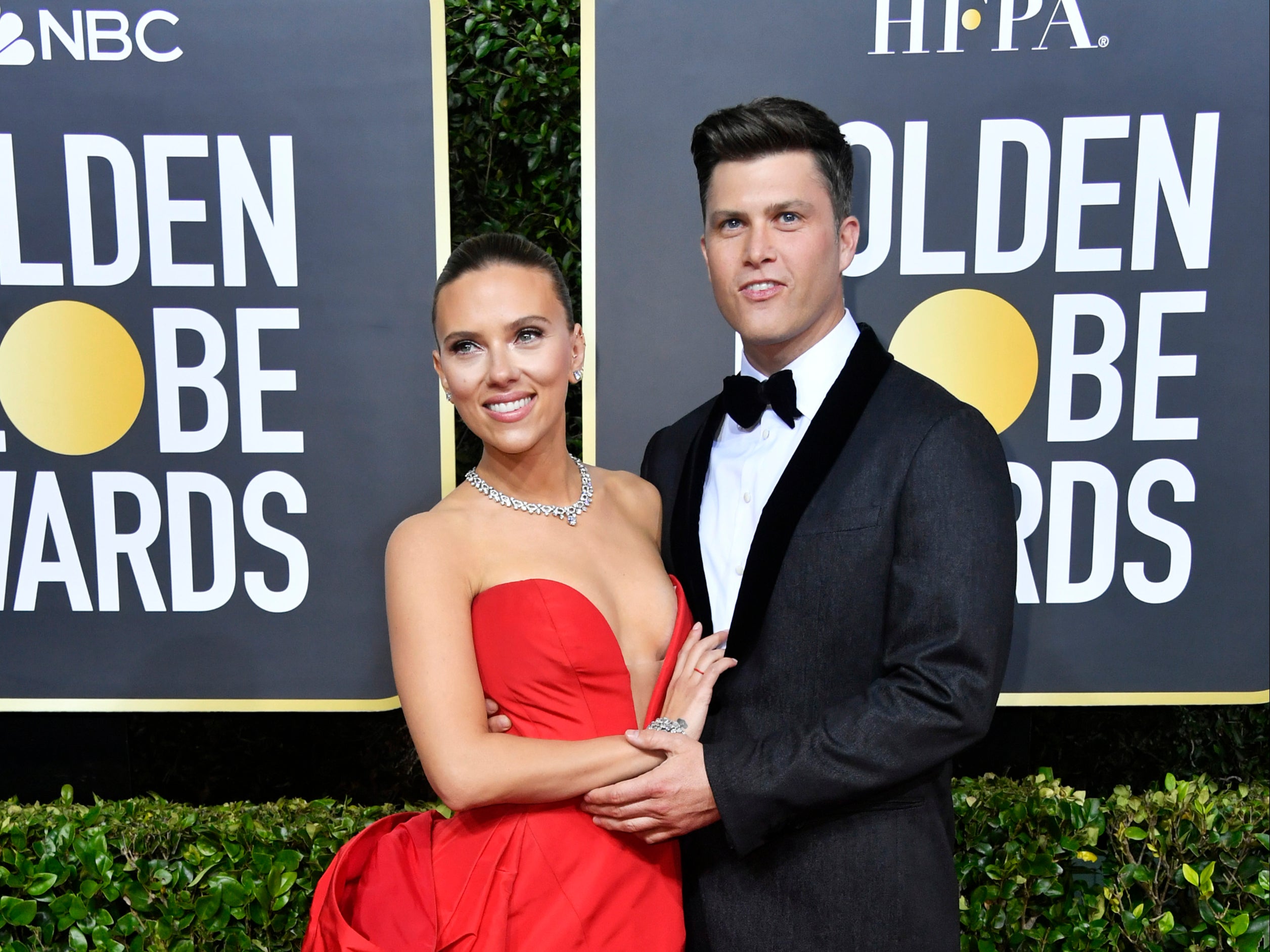 Scarlett Johansson and Colin Jost got married in October 2020