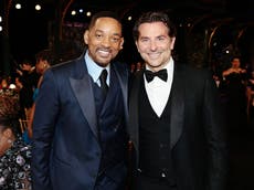 Bradley Cooper responds to Will Smith calling him ‘so beautiful’ on-stage 