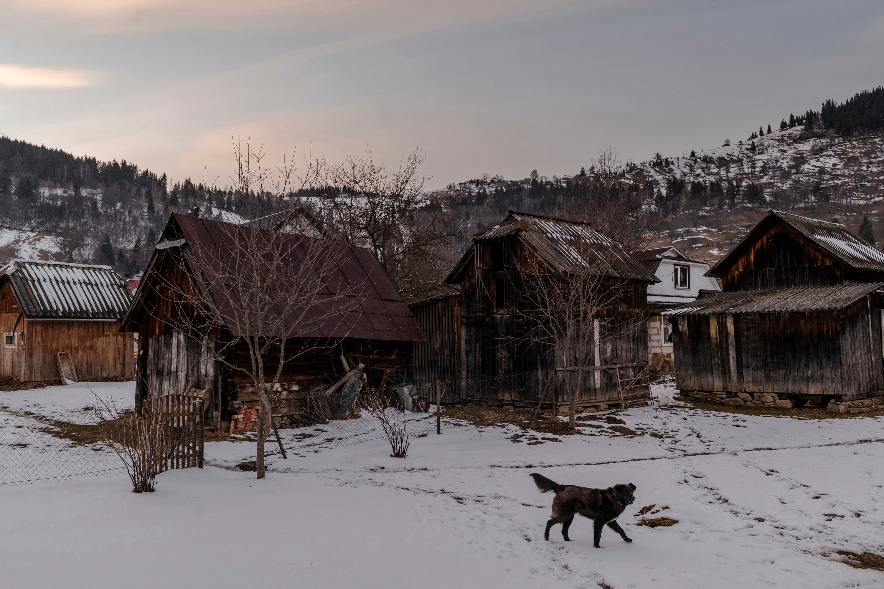 Six hundred newcomers now sleep soundly in the village of Kryvorivnya, which normally has about 1,300 residents