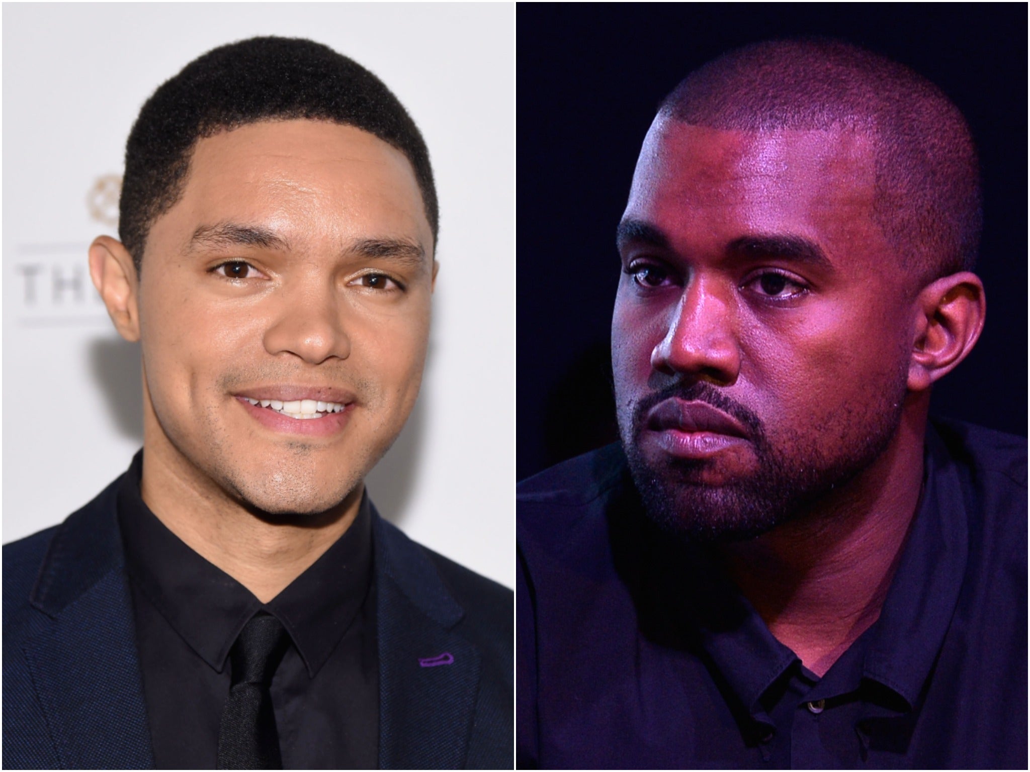 Trevor Noah and Kanye West