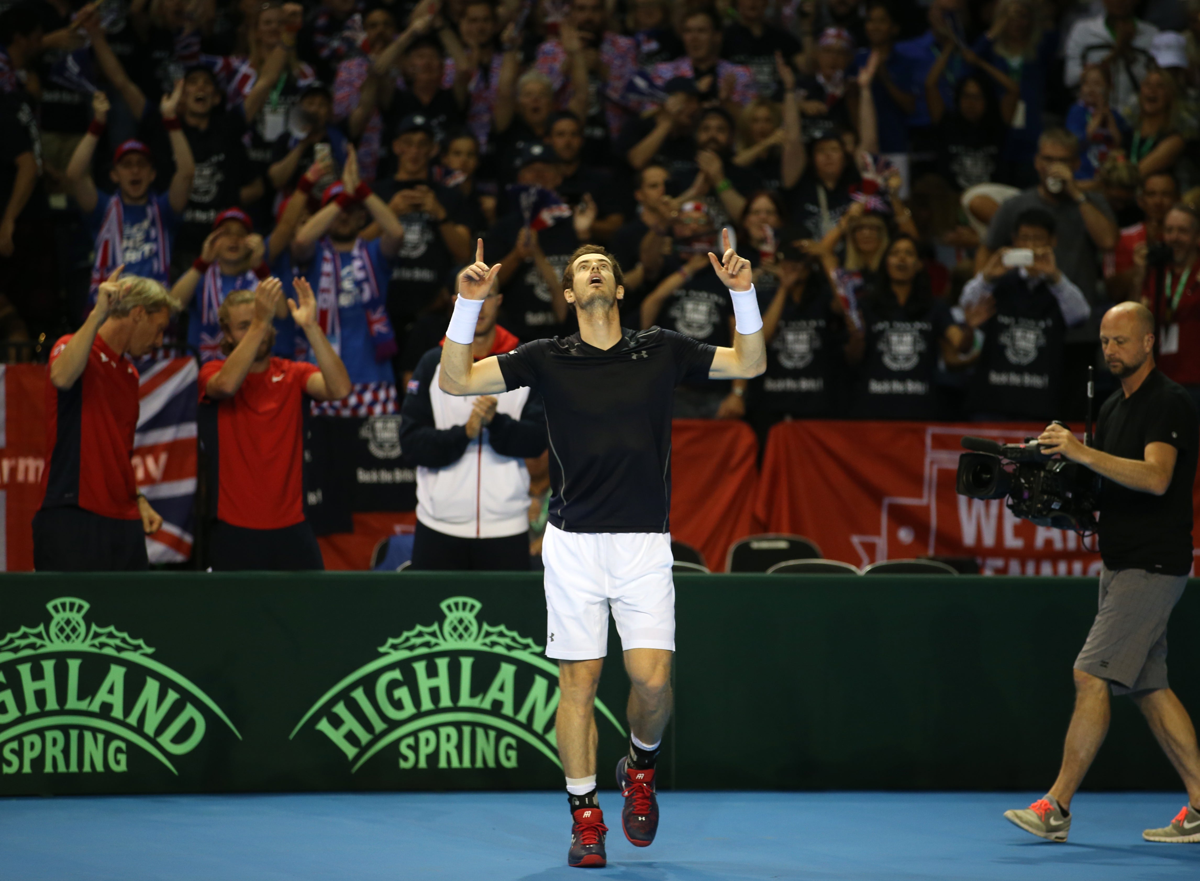 Some of Great Britain’s best Davis Cup moments in recent years have come in Glasgow (Jane Barlow/PA)