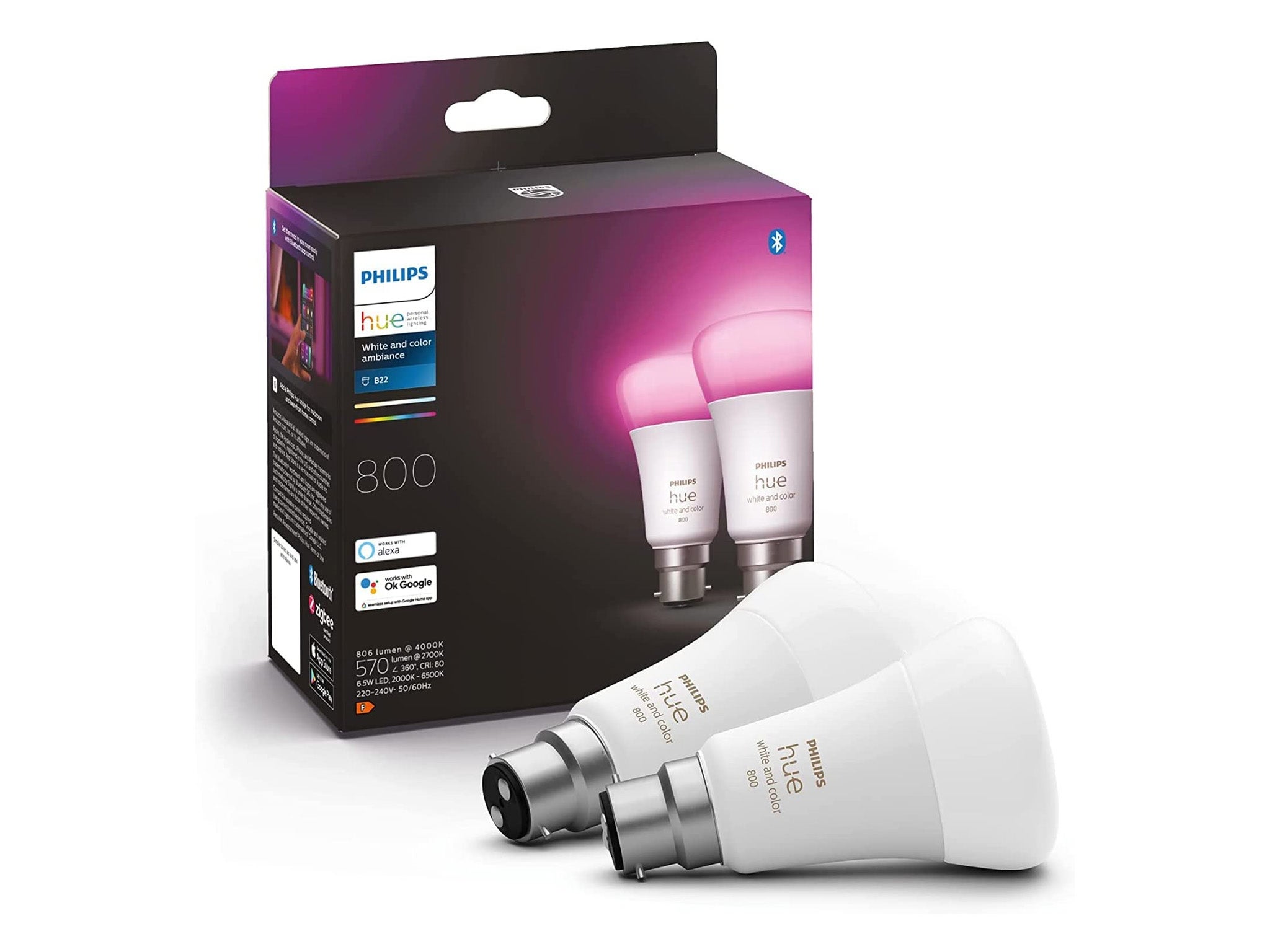 Philips Hue smart light bulbs