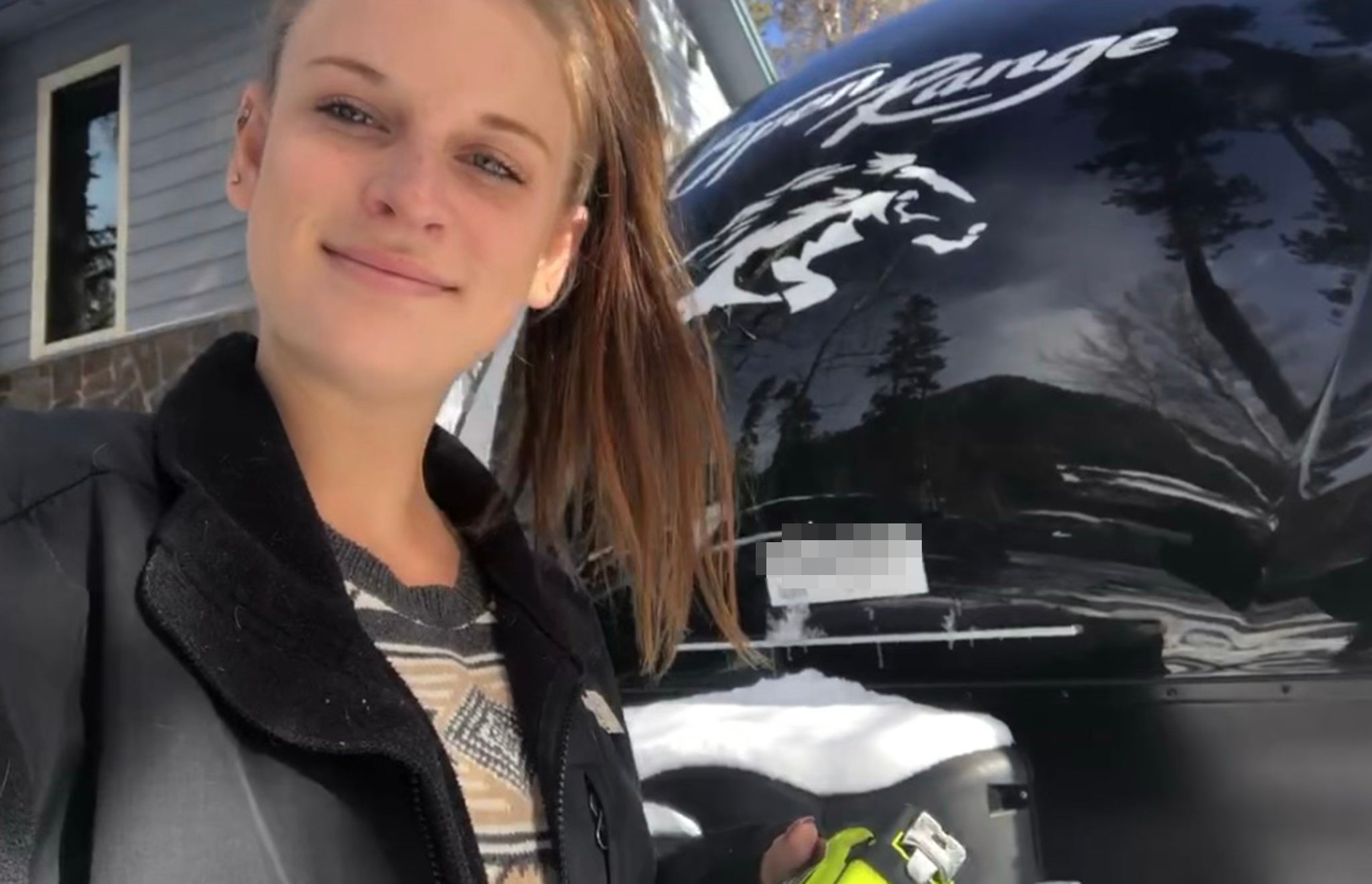 Gillian Cullen, 25, works in Frisco and lives in a tow-behind trailer with her boyfriend and dog, paying $500 a month to park it in a local driveway