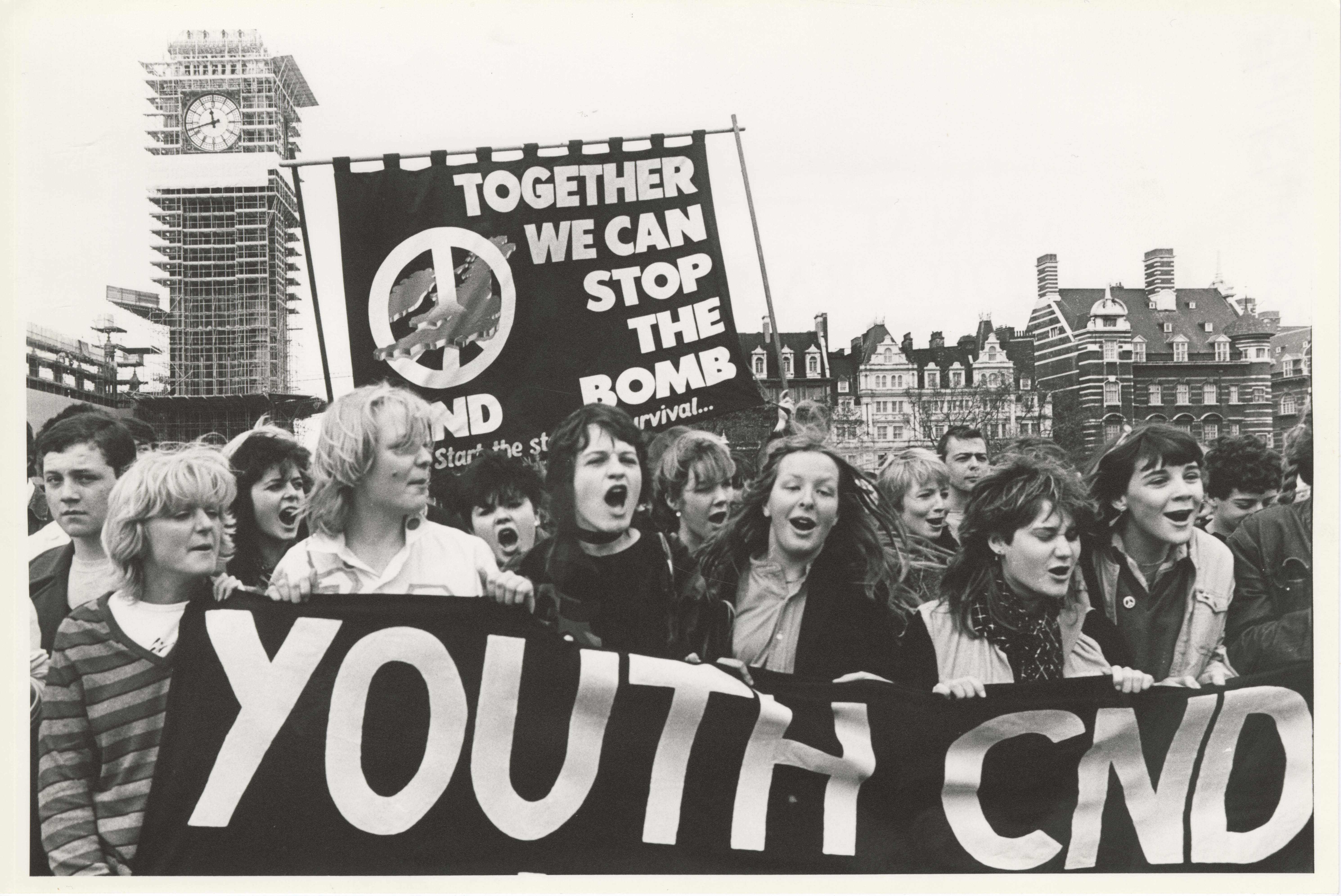 Youth CND demo on 7 May 1983