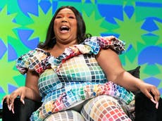 Lizzo laughs off claims her dress ‘looked like the Home Depot colour sample’ at SXSW