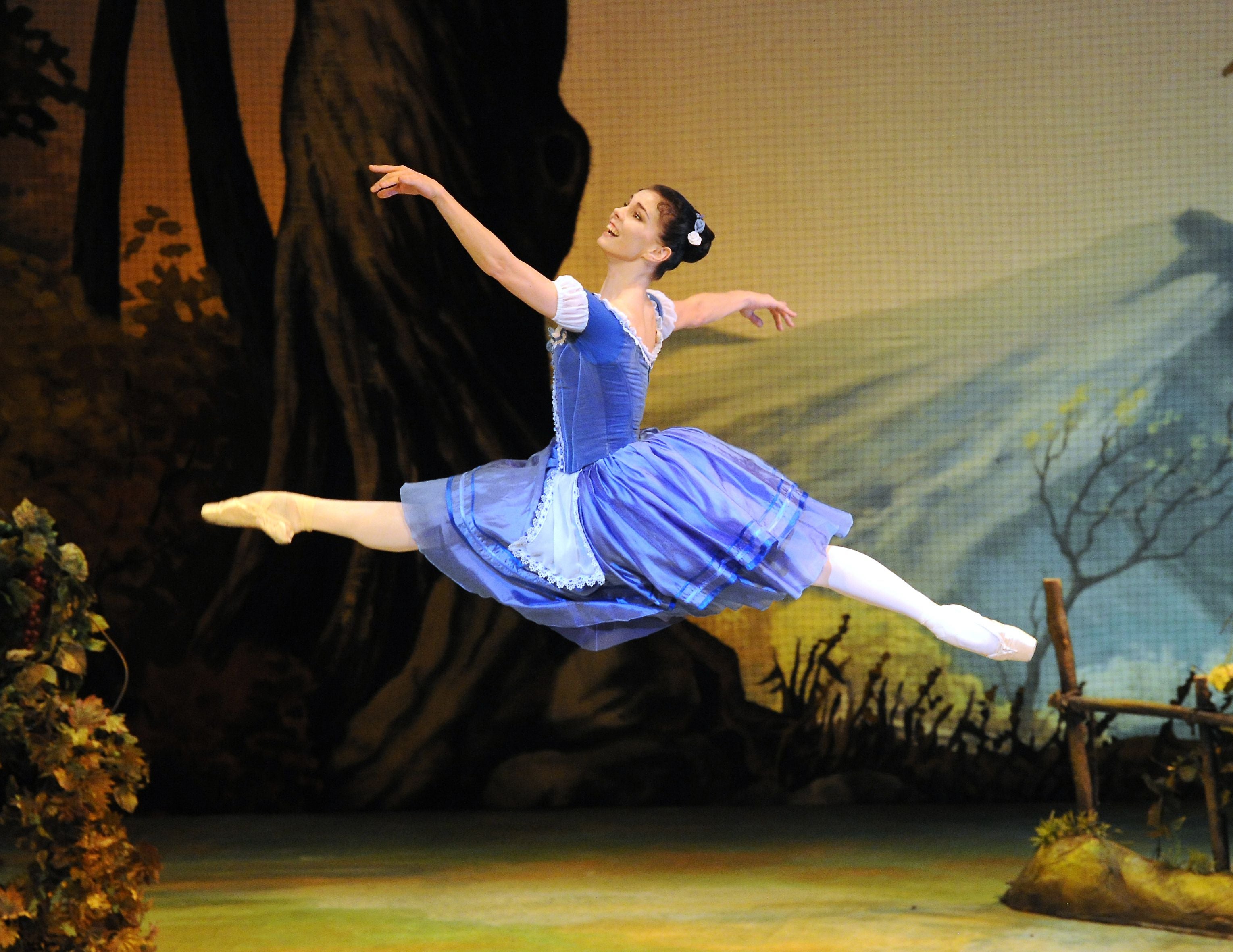 The Moscow-born ballerina, is known for high-springing jumps that make it look as though she’s flying through the air