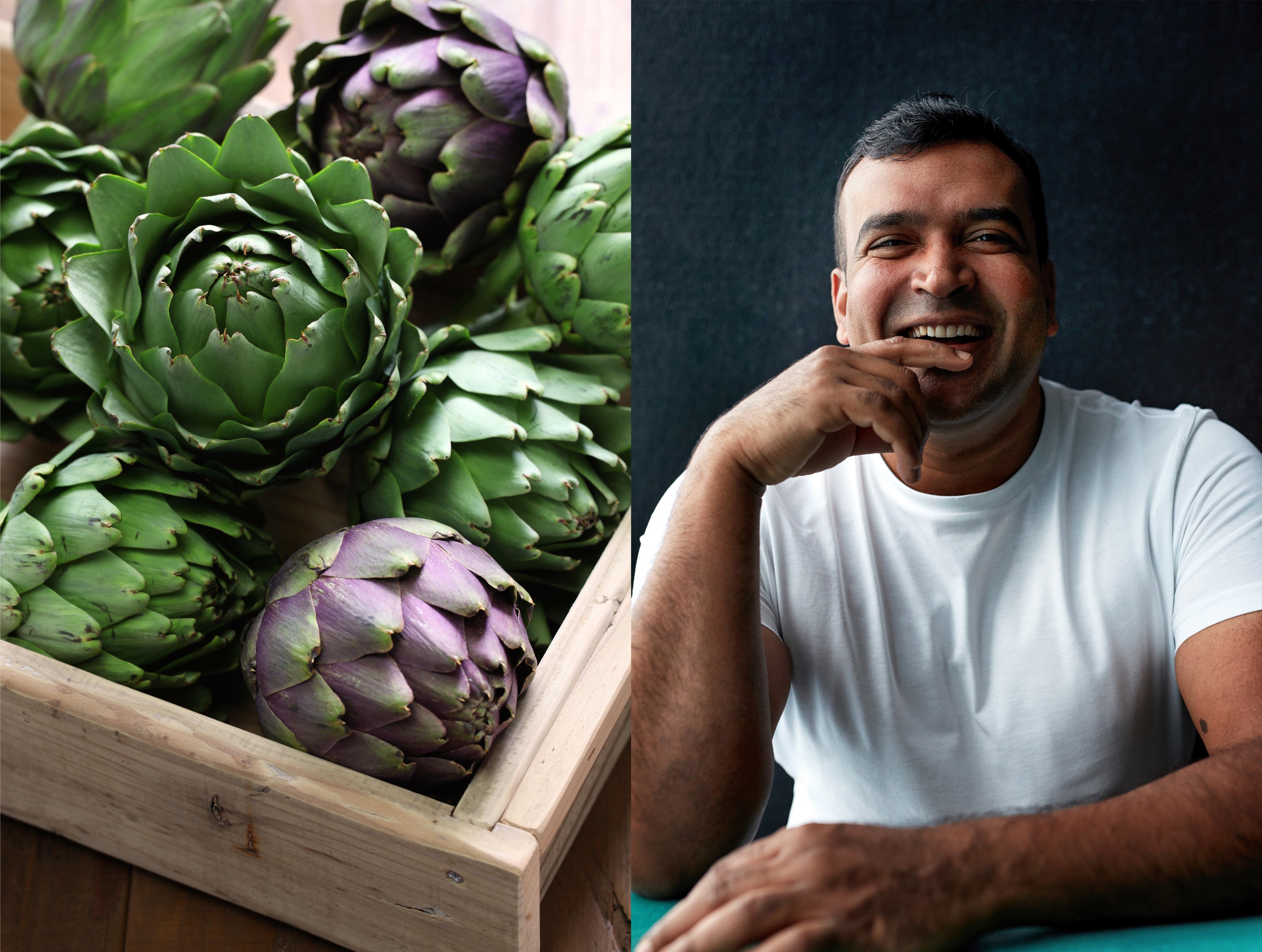 Santosh Shah picks artichokes as his favourite spring ingredient (Alamy/Matt Russell/PA)