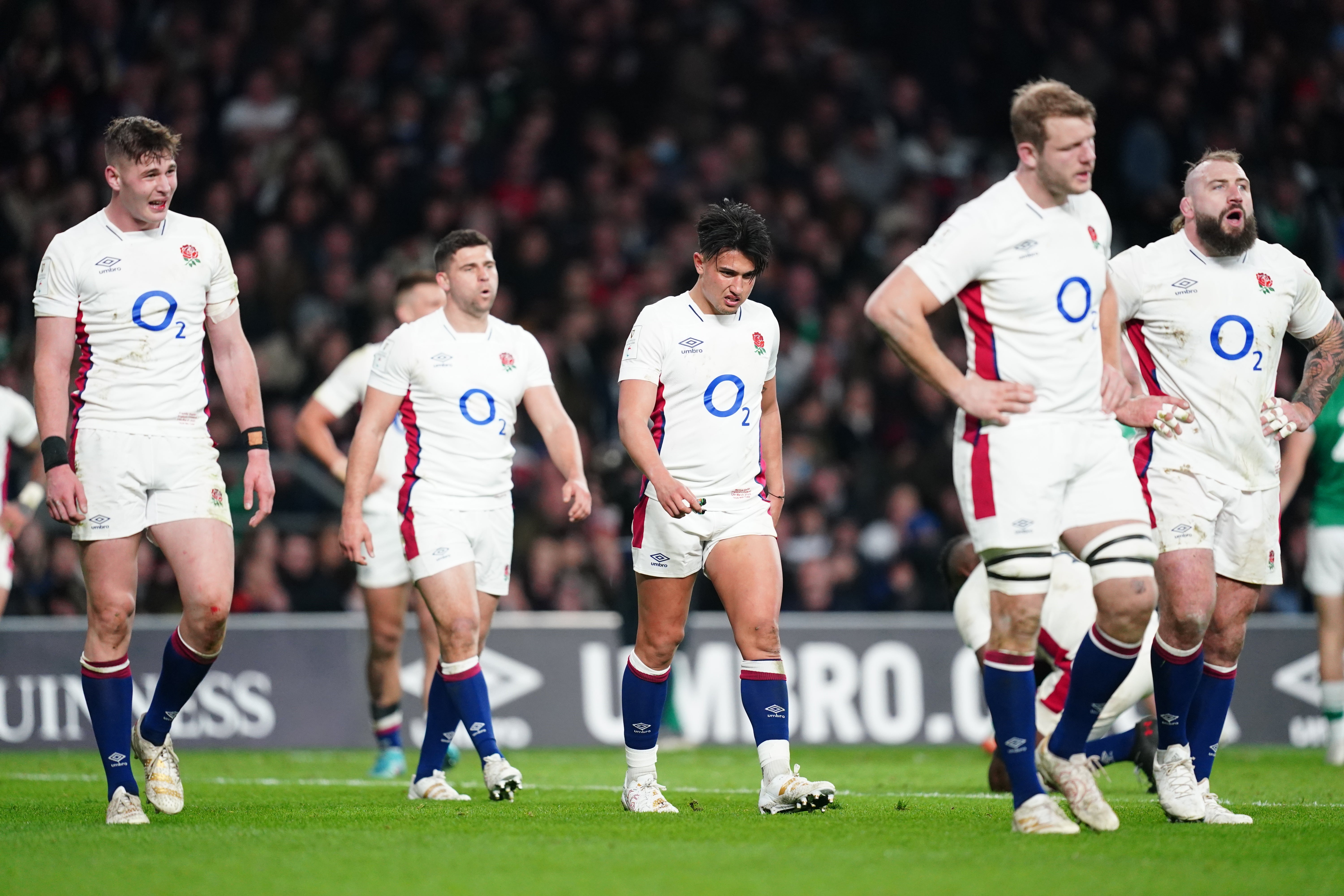 England went down fighting against Ireland at Twickenham (David Davies/PA)