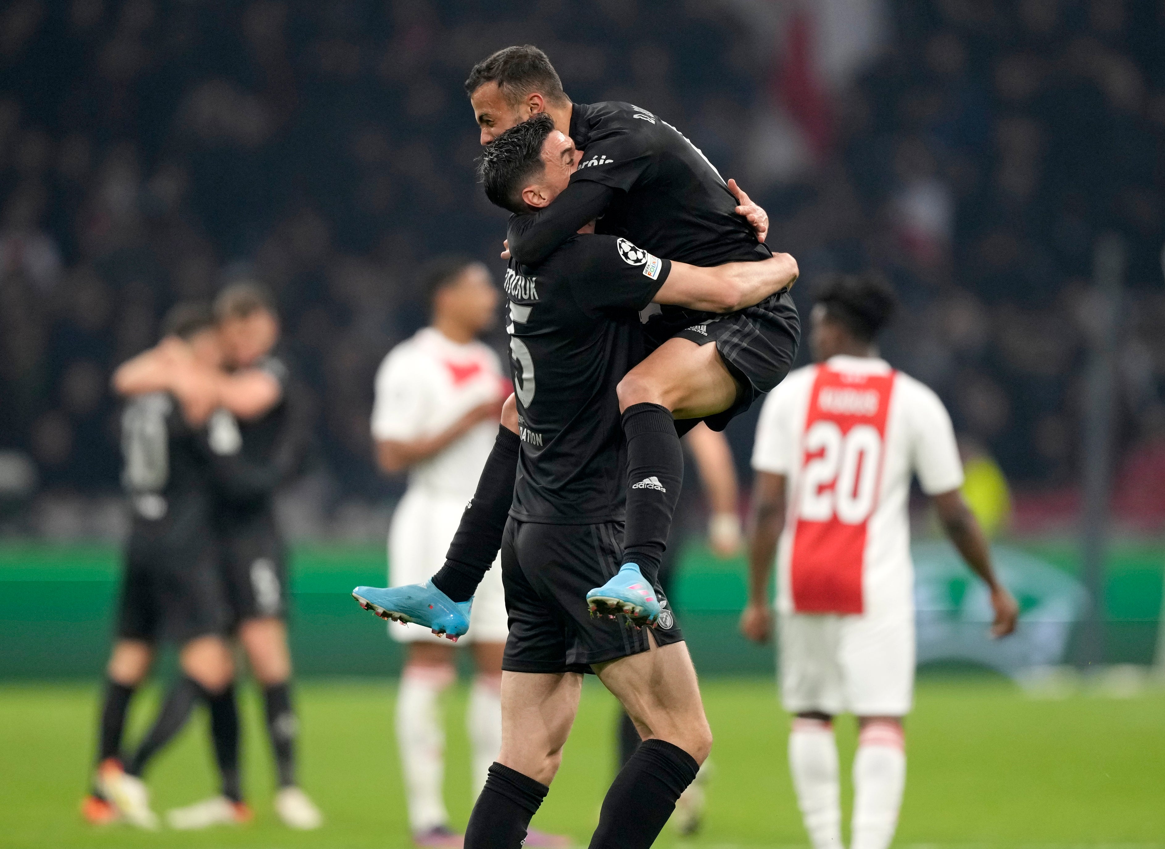 Benfica knocked Ajax out of the Champions League (Peter Dejong/AP)