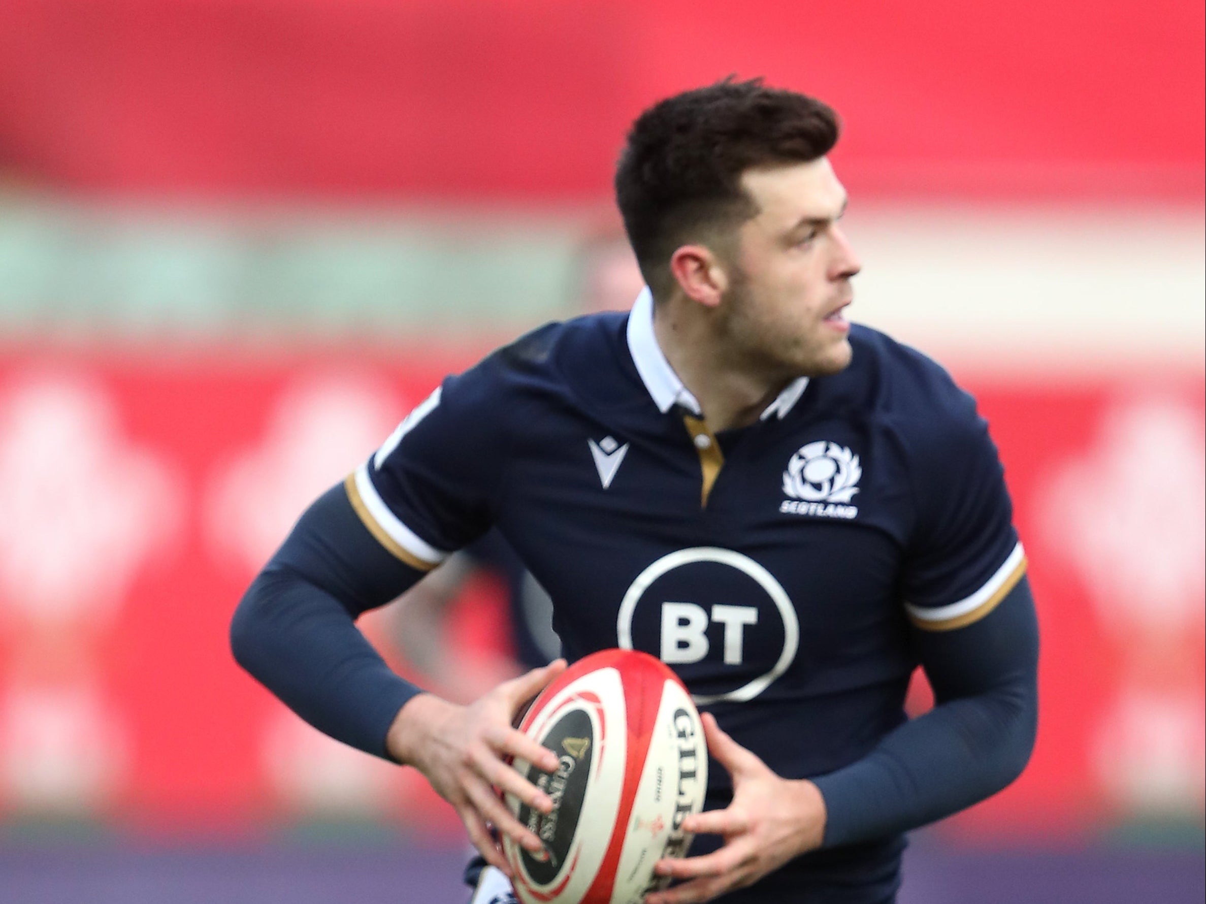 Blair Kinghorn, pictured, has been preferred to Finn Russell for Scotland’s Six Nations visit to Dublin (David Davies/PA)