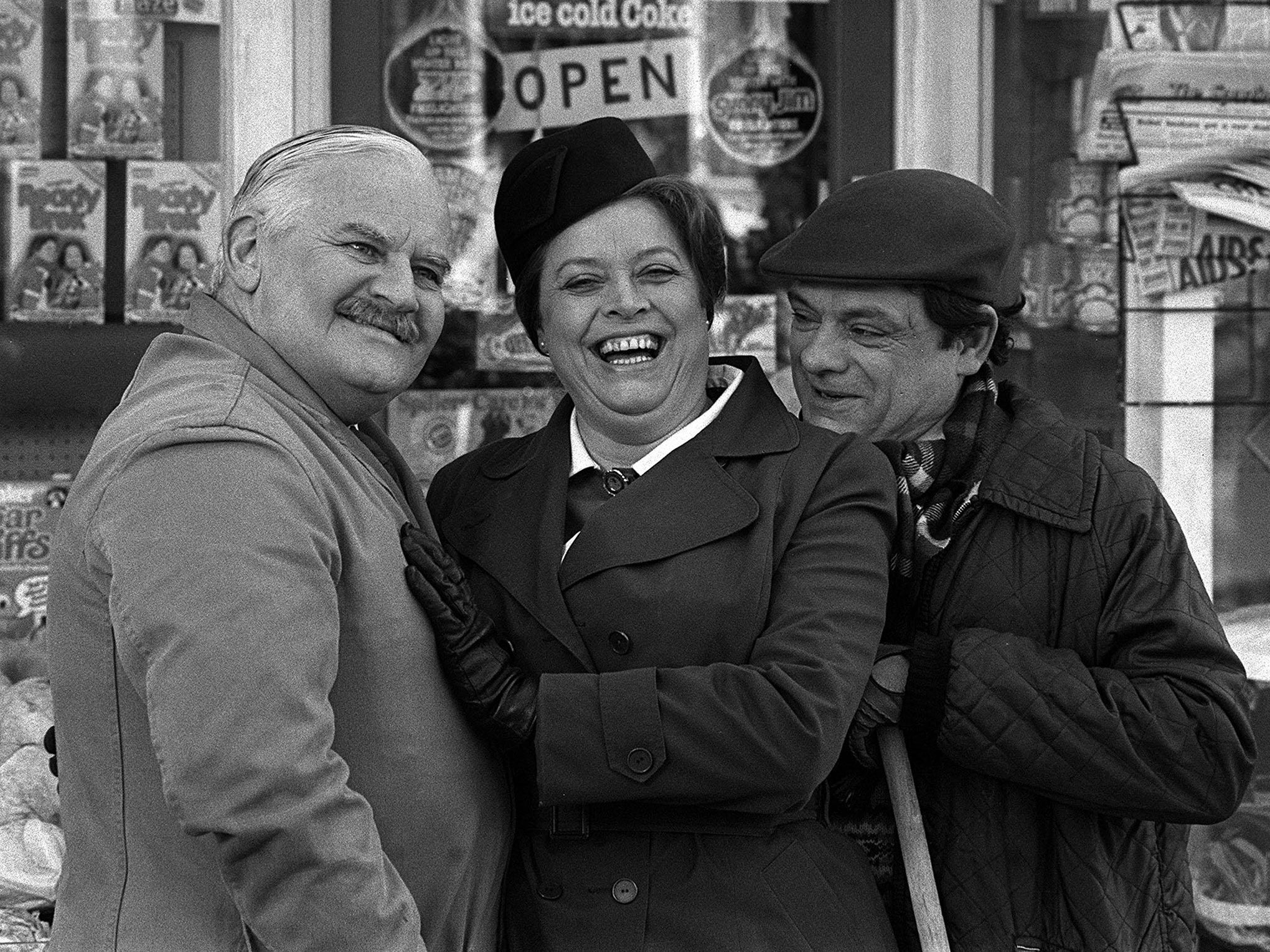 Alongside Ronnie Barker and David Jason in 1985