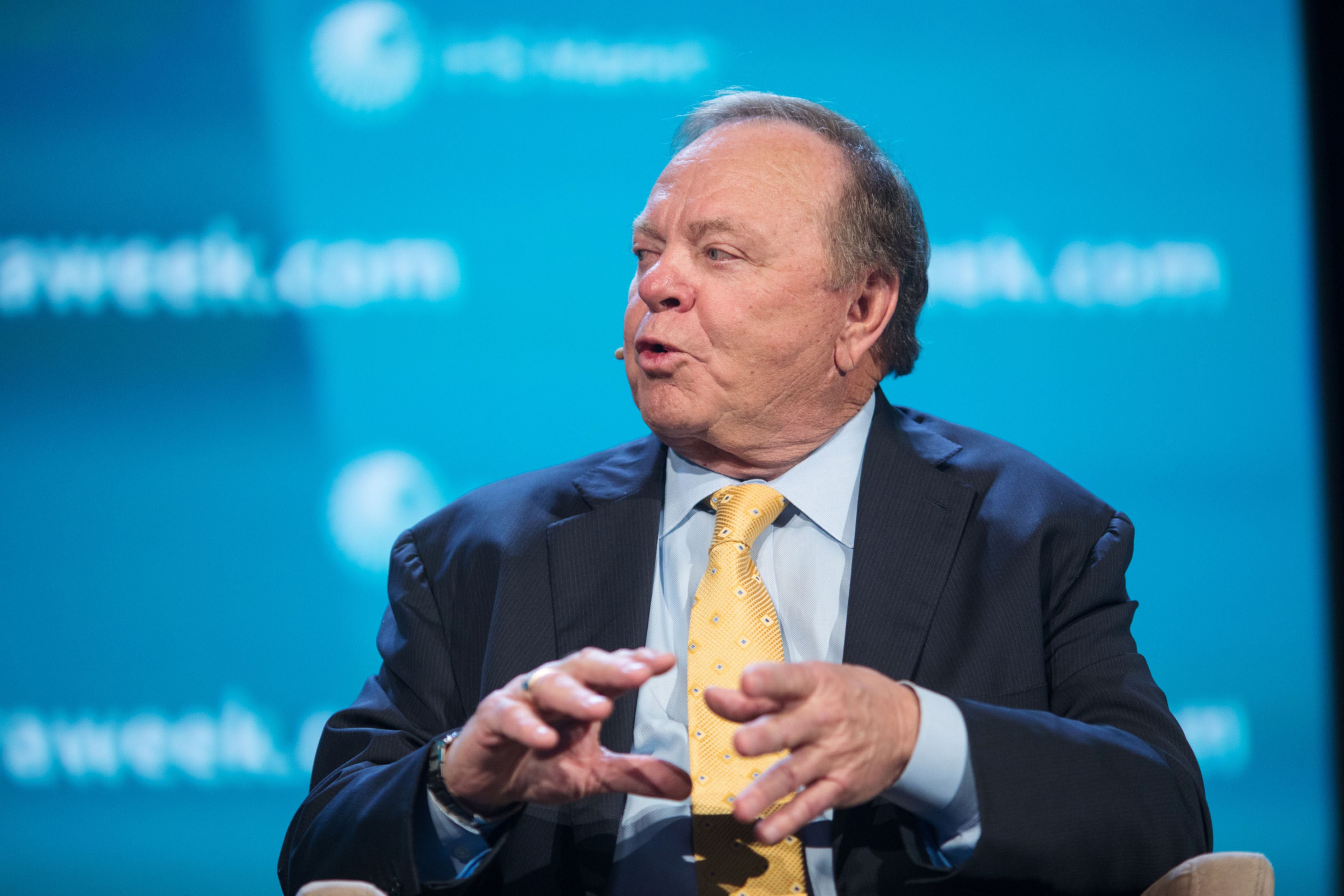 Harold Hamm, founder and chief executive officer of Continental Resources Inc., speaks during the 2017 CERA Week by IHS Markit conference in Houston