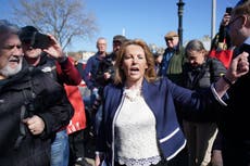 Tory MP jeered and told ‘shame on you’ at protest against P&O Ferries sackings