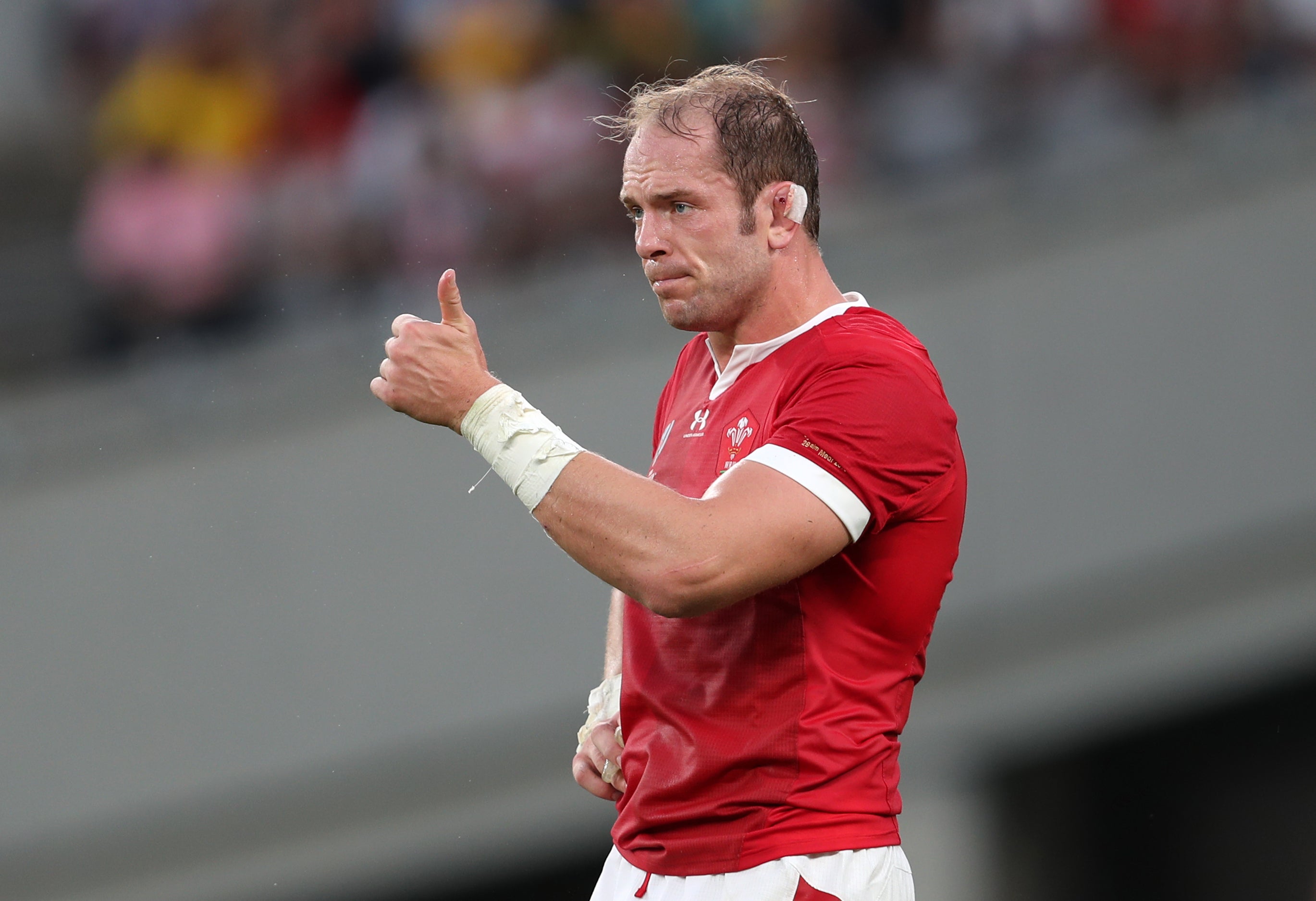 Alun Wyn Jones will win his 150th Wales cap against Italy (David Davies/PA)