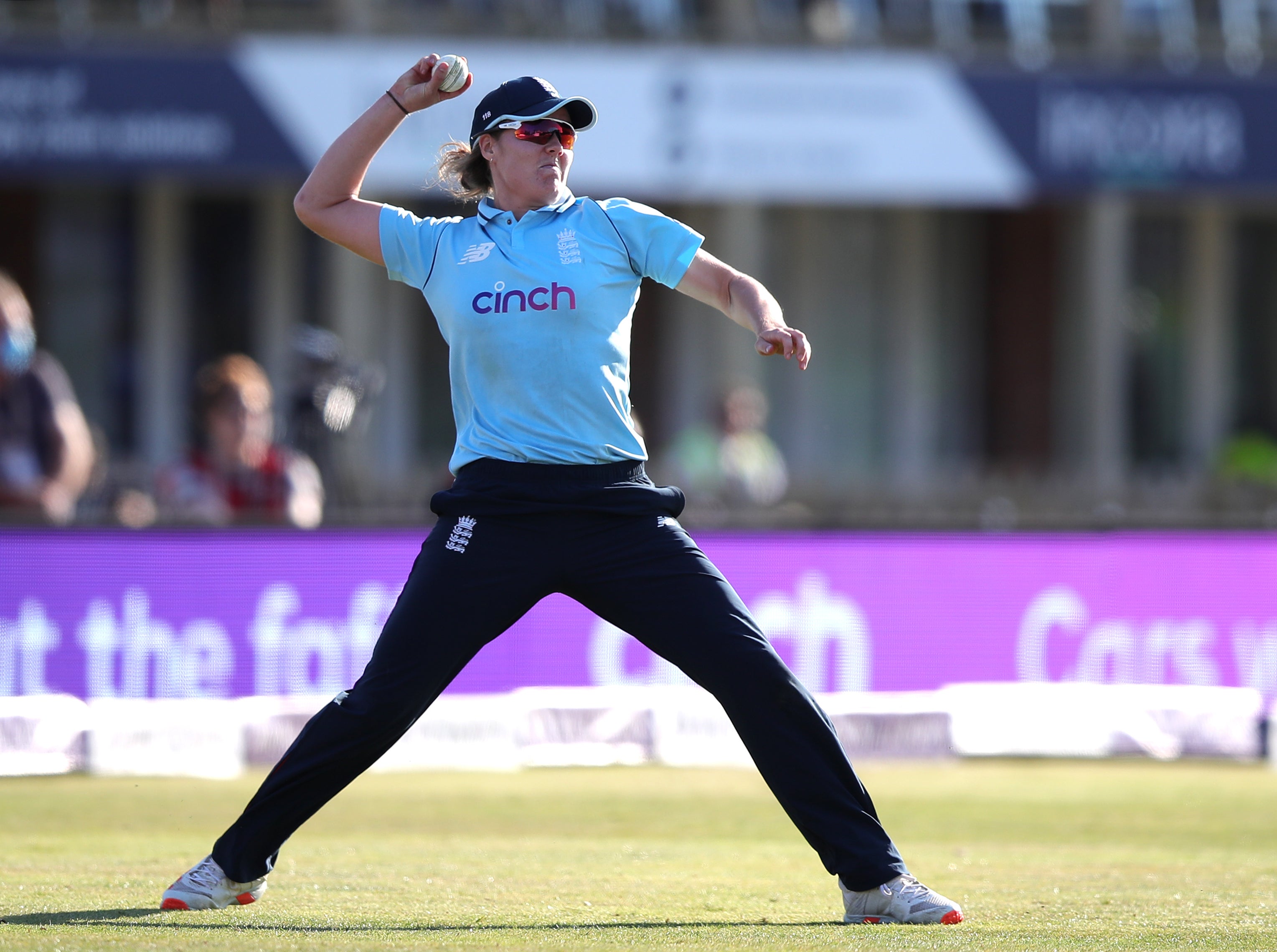 England have improved their chances of playing in the Women’s World Cup semi-finals after squeaking home with a one-wicket victory over New Zealand in Auckland (Simon Marper/PA)