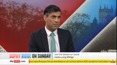 Rishi Sunak says he won’t be taking part in Homes for Ukraine scheme ‘and will help in other ways’