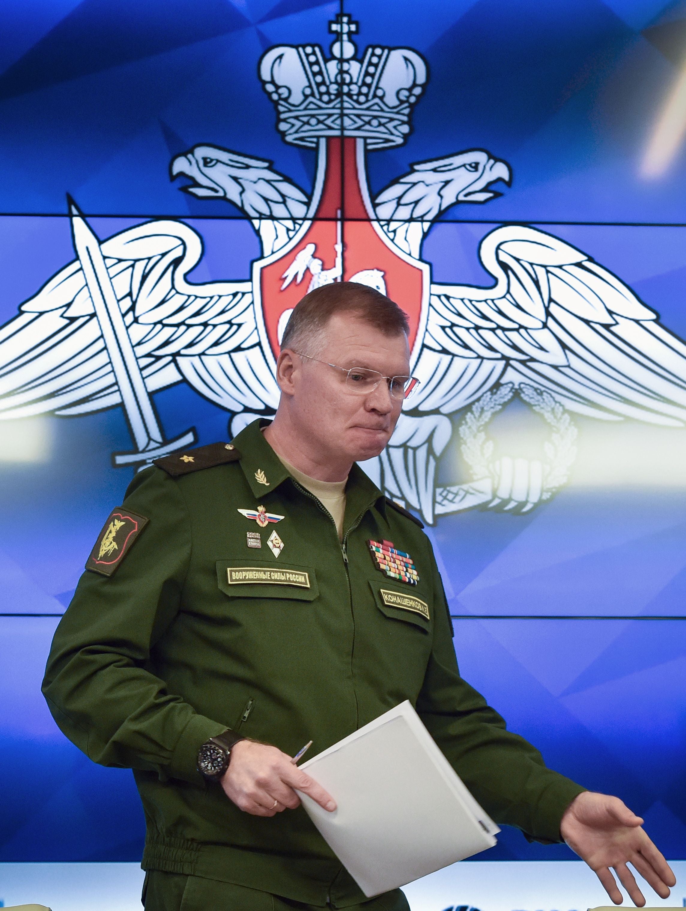 Major General Igor Konashenkov announced the use of further hypersonic missiles