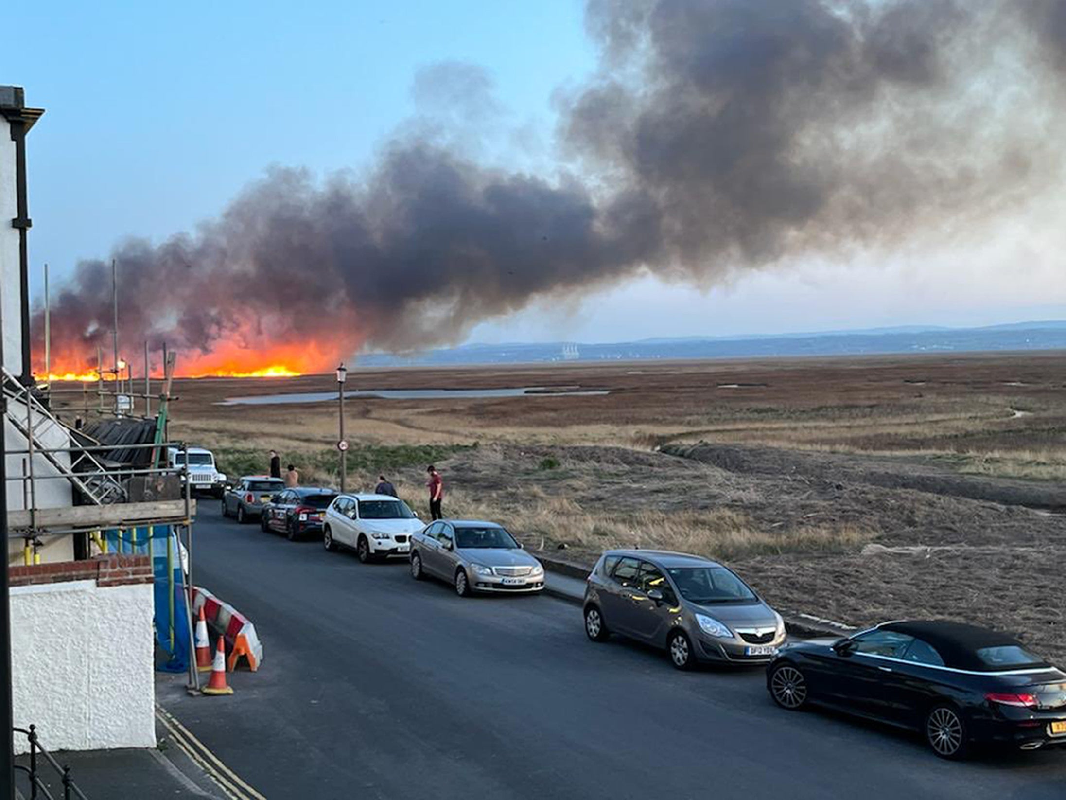 Cheshire Fire Service sent fire engines to the blaze