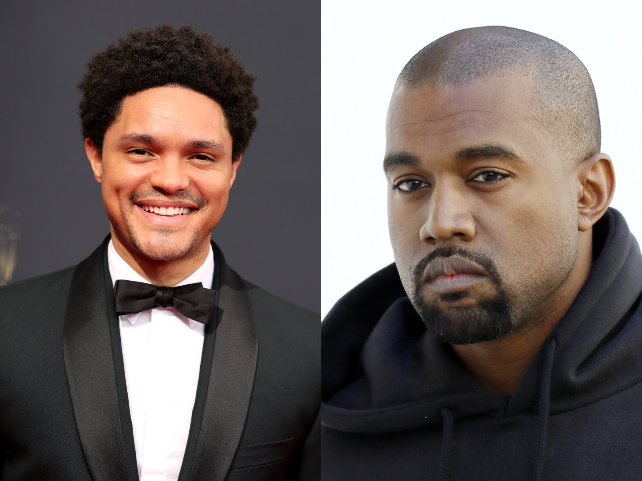 Trevor Noah and Kanye West