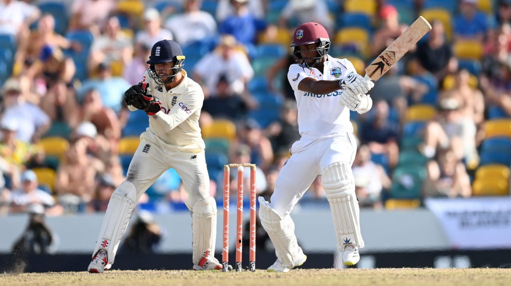 Brathwaite led from the front for West Indies and was player of the Test