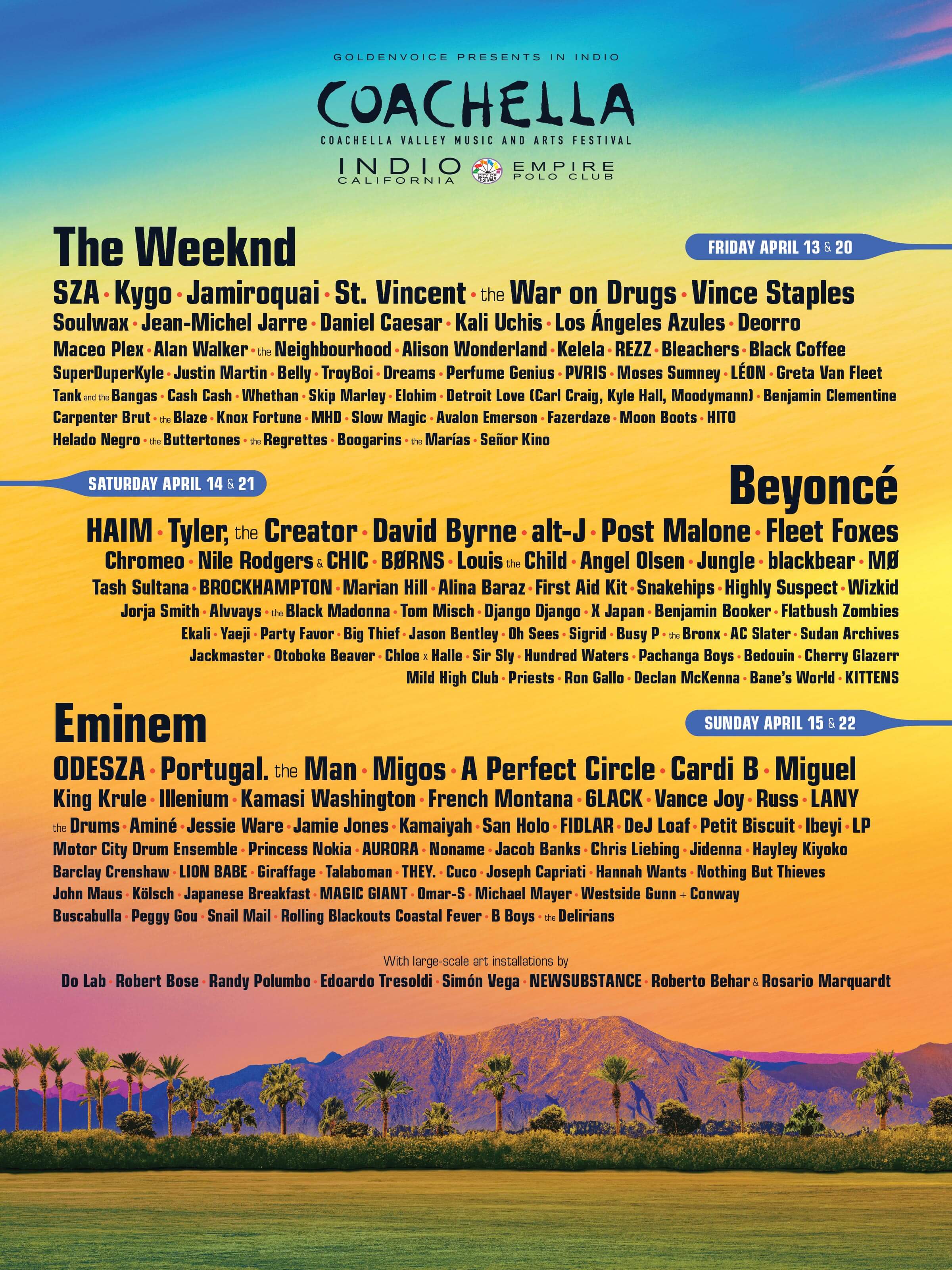 Coachella 2018 poster