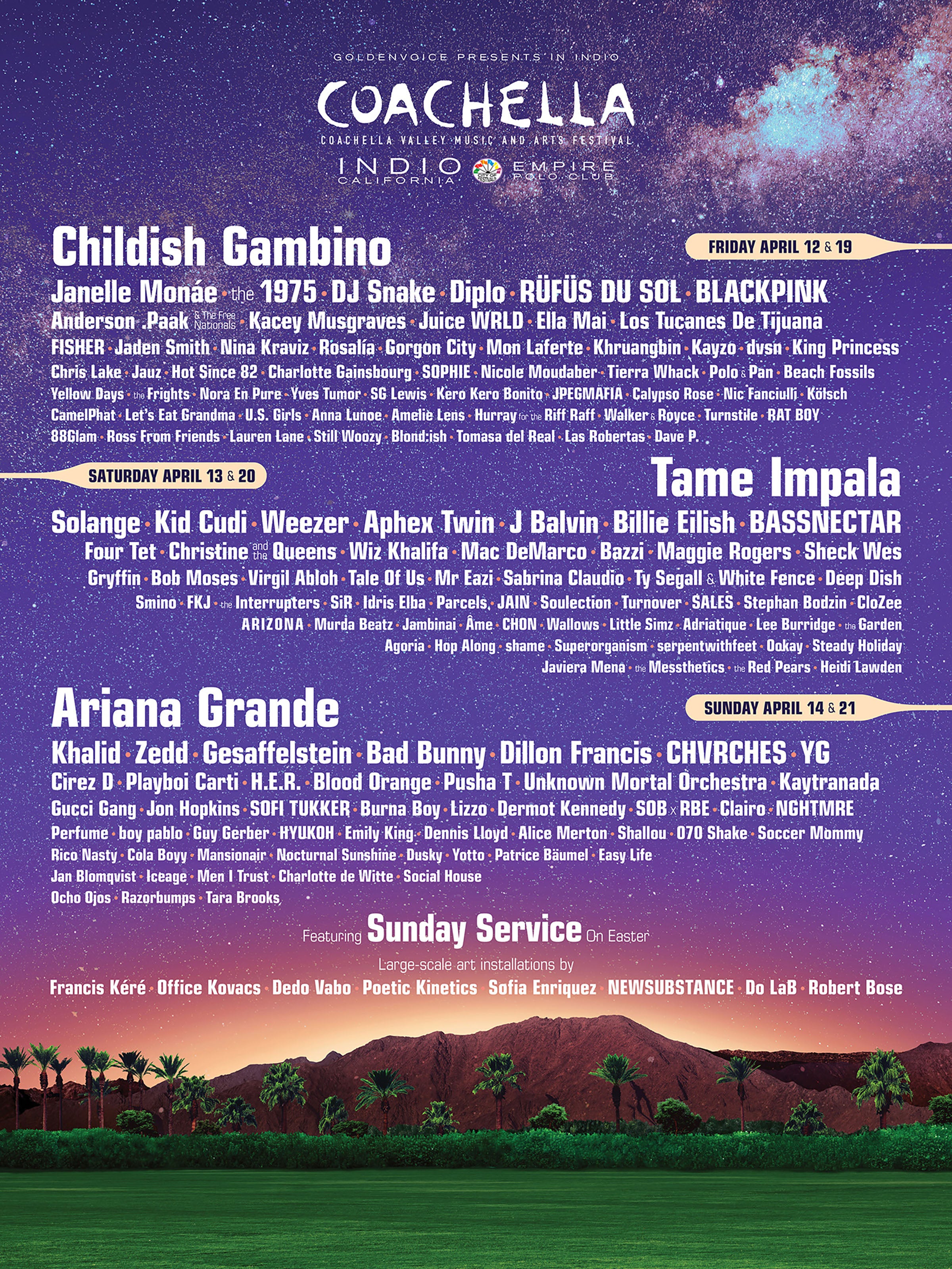 Coachella 2019 poster