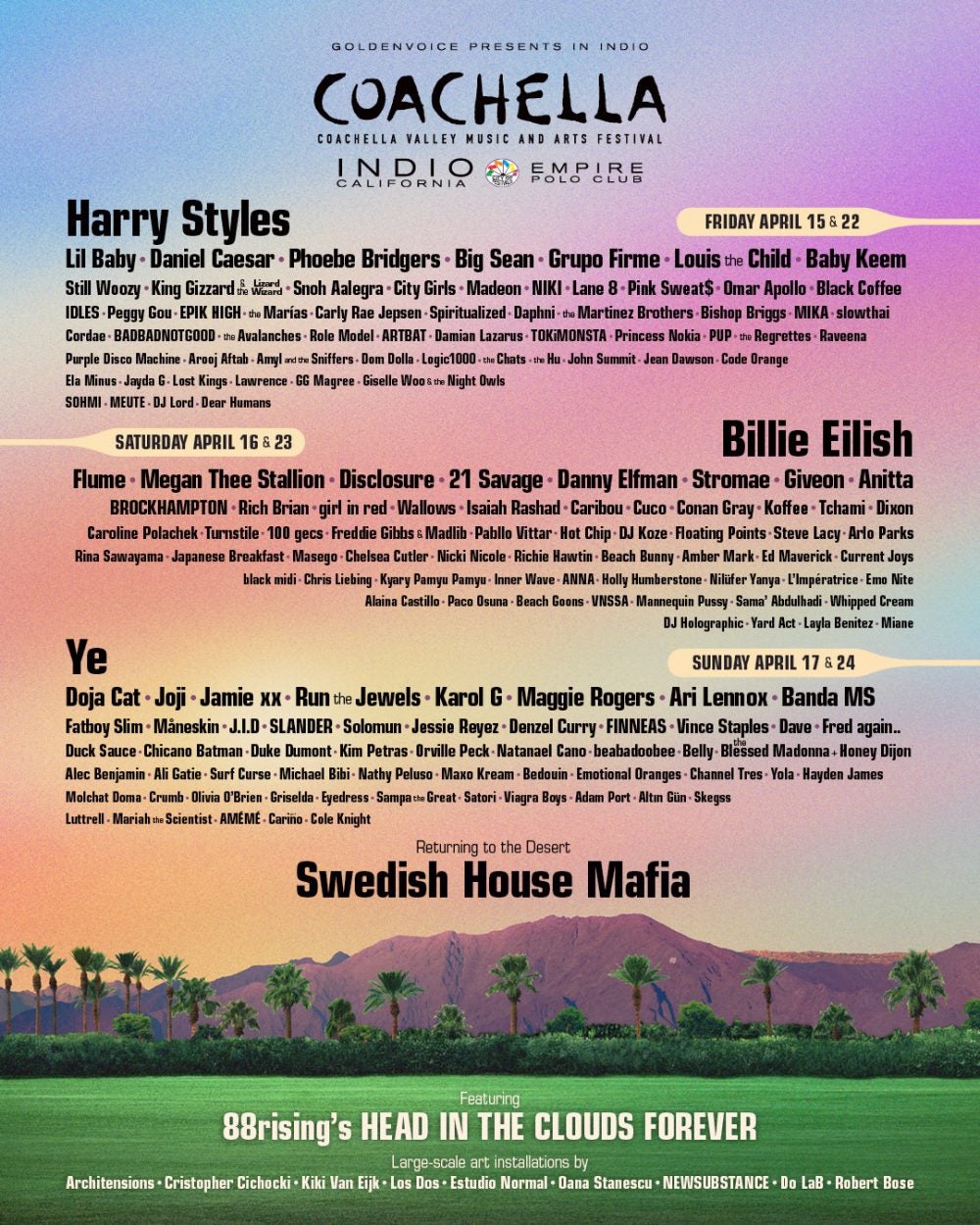 Coachella 2022 poster