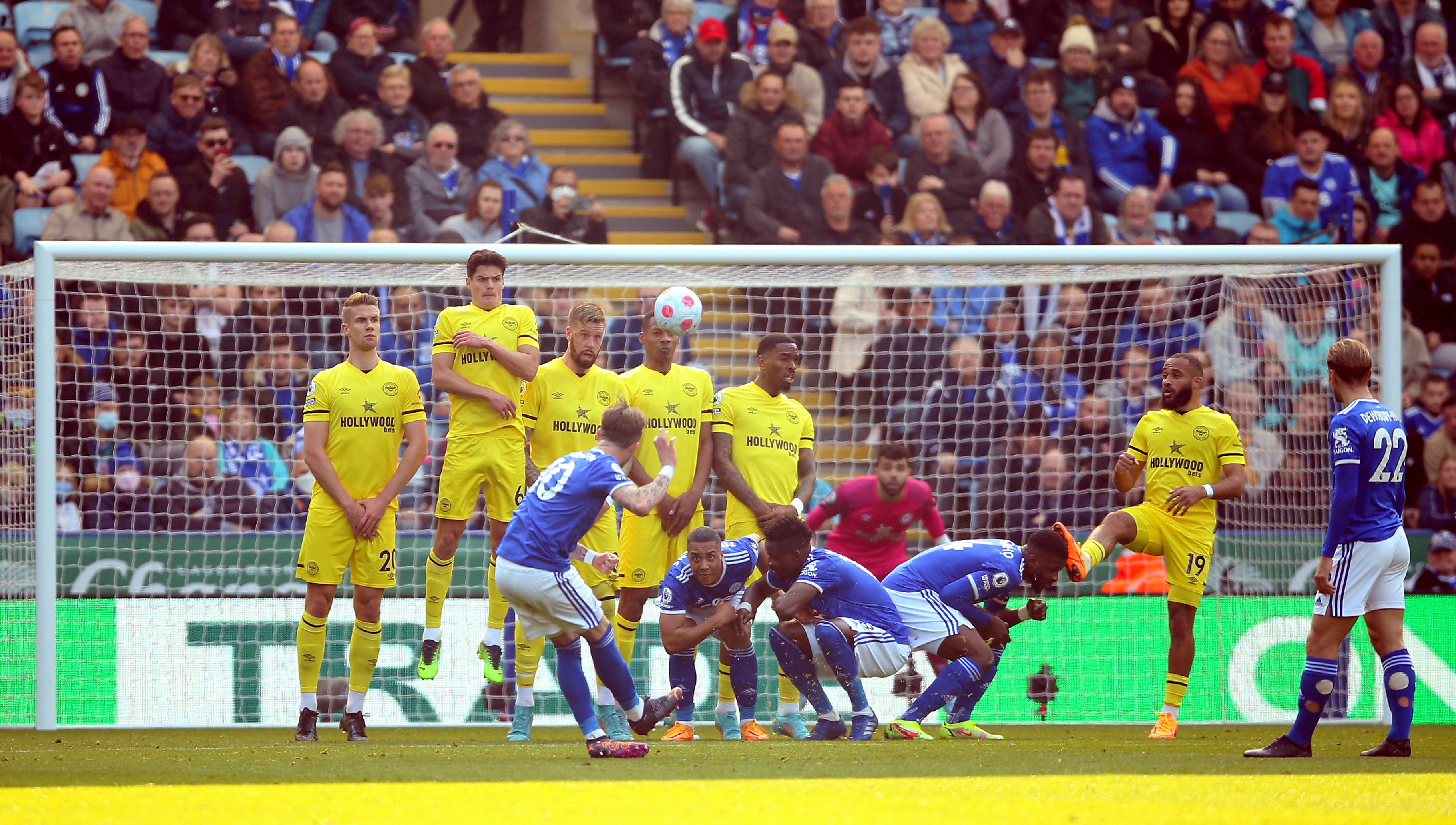 James Maddison scored as Leicester overcame Brentford (Nigel French/PA)