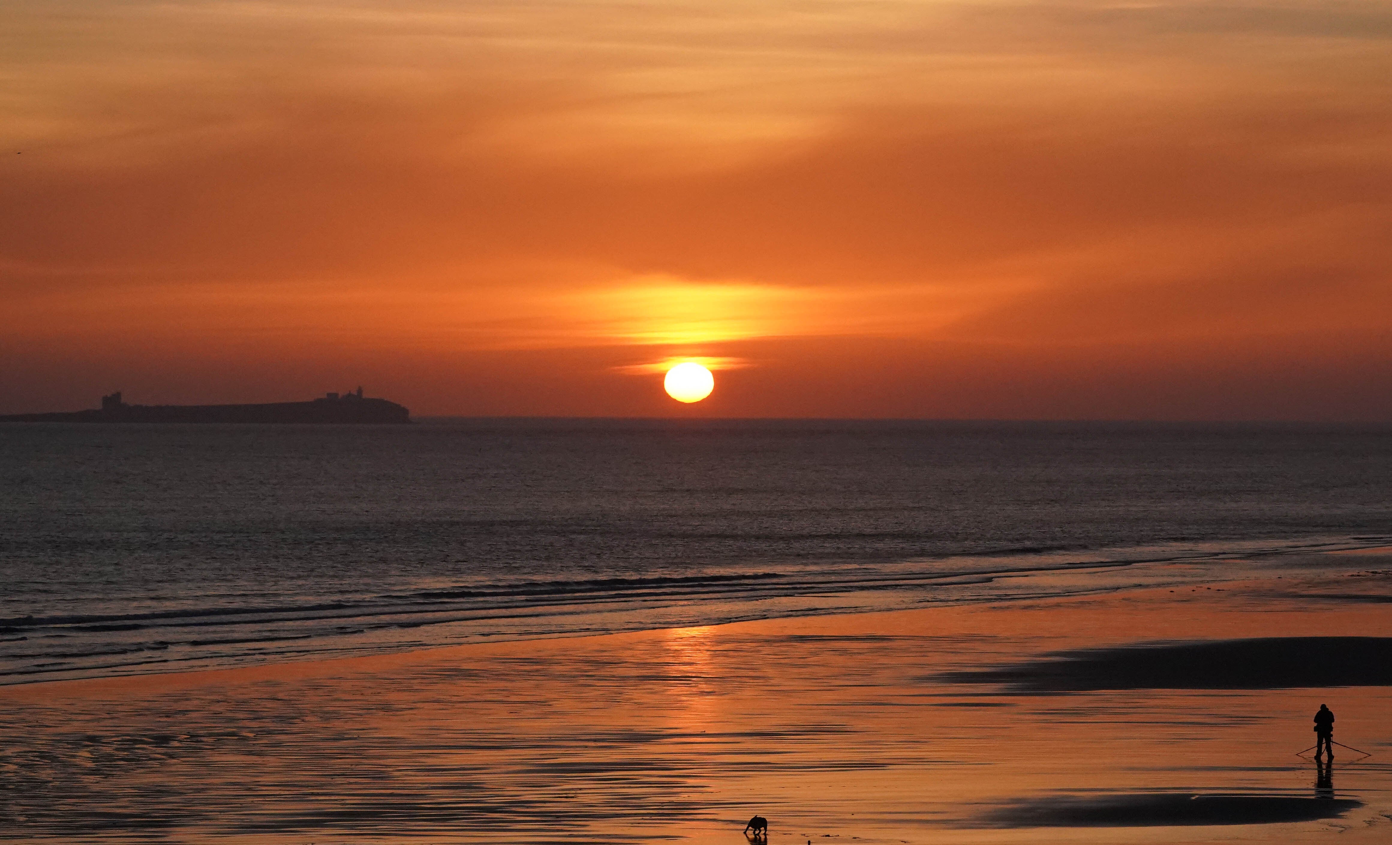 Warm spring weather is expected at the start of the week (Owen Humphreys/PA)