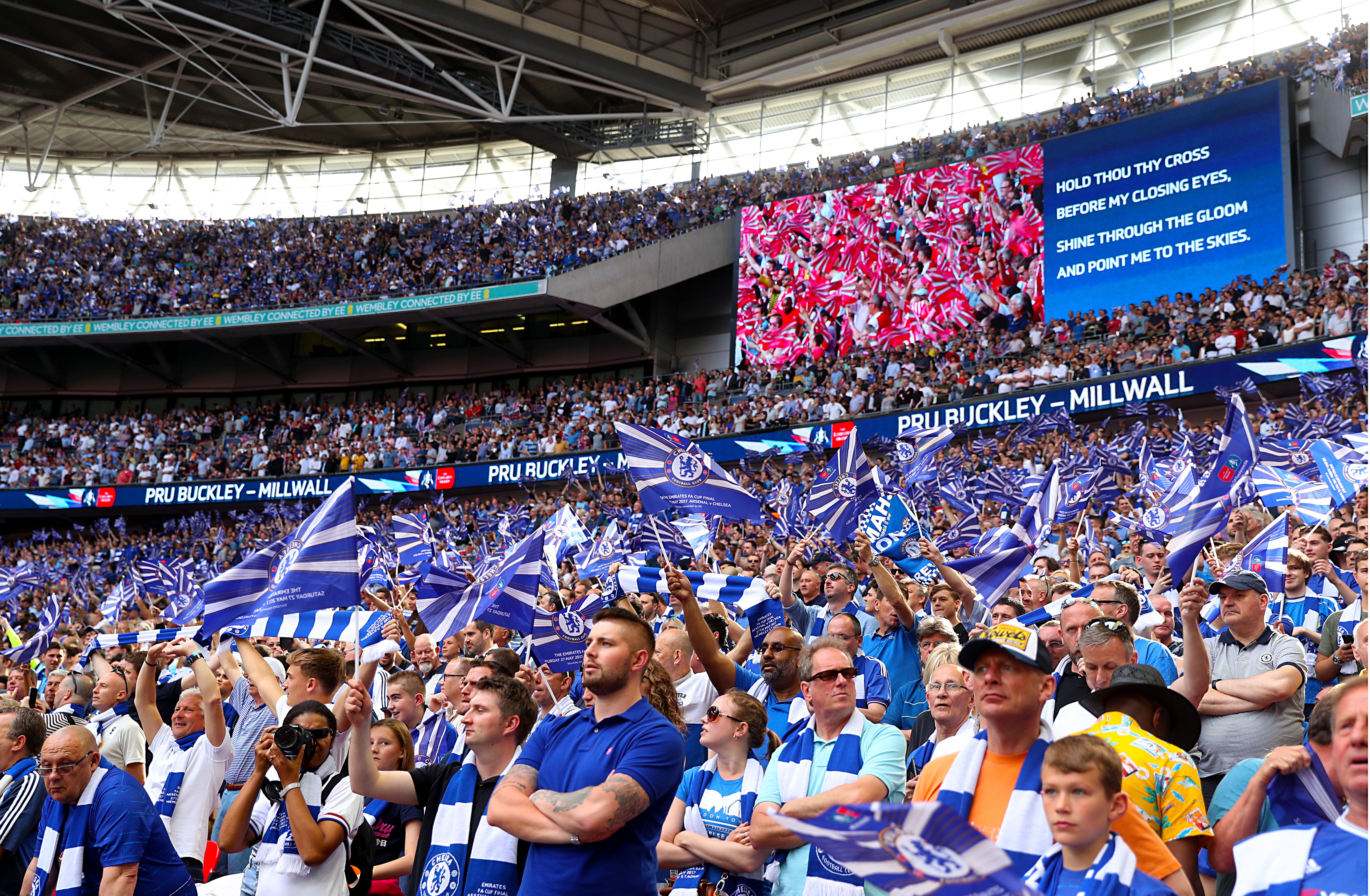 Chelsea fans are expected to be able to buy tickets for their FA Cup semi (Adam Davy/PA)