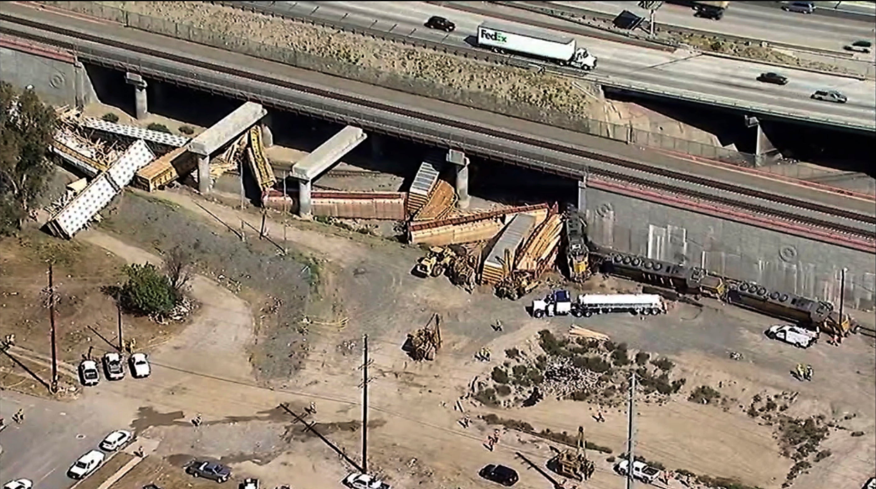 Train Derailment Southern California