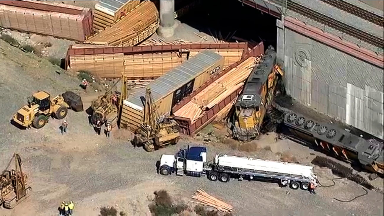Train Derailment Southern California
