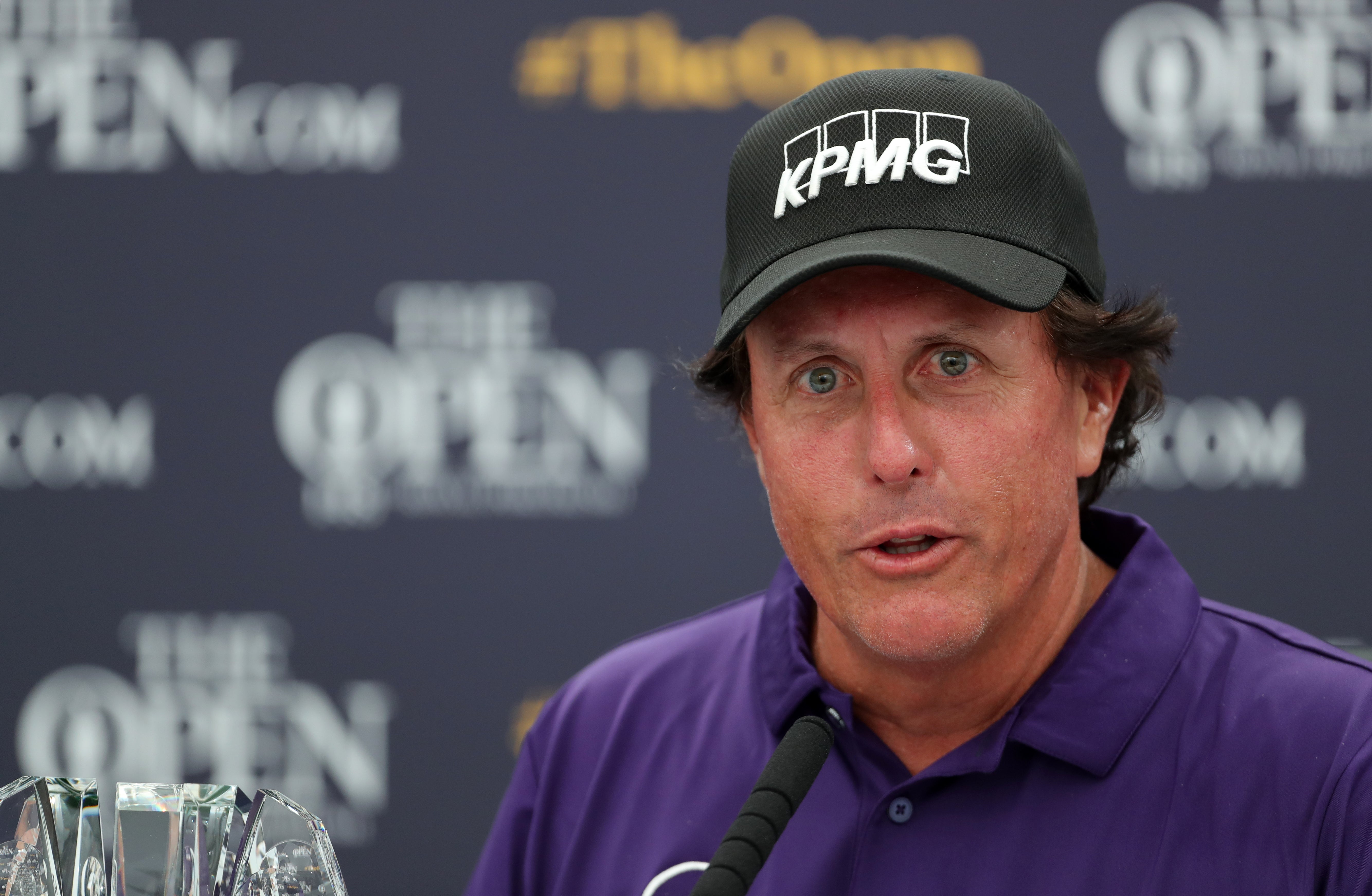 Phil Mickelson is no longer in the field for the Masters (Richard Sellers/PA)