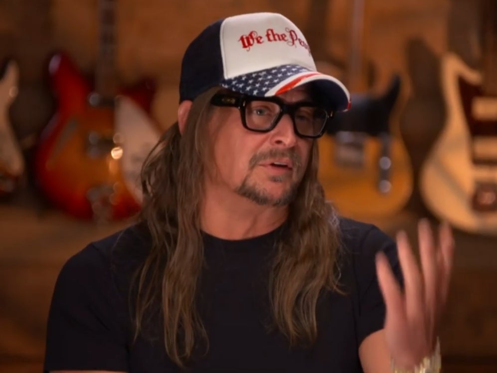 Kid Rock during his interview with Tucker Carlson on Monday 21 March 2022