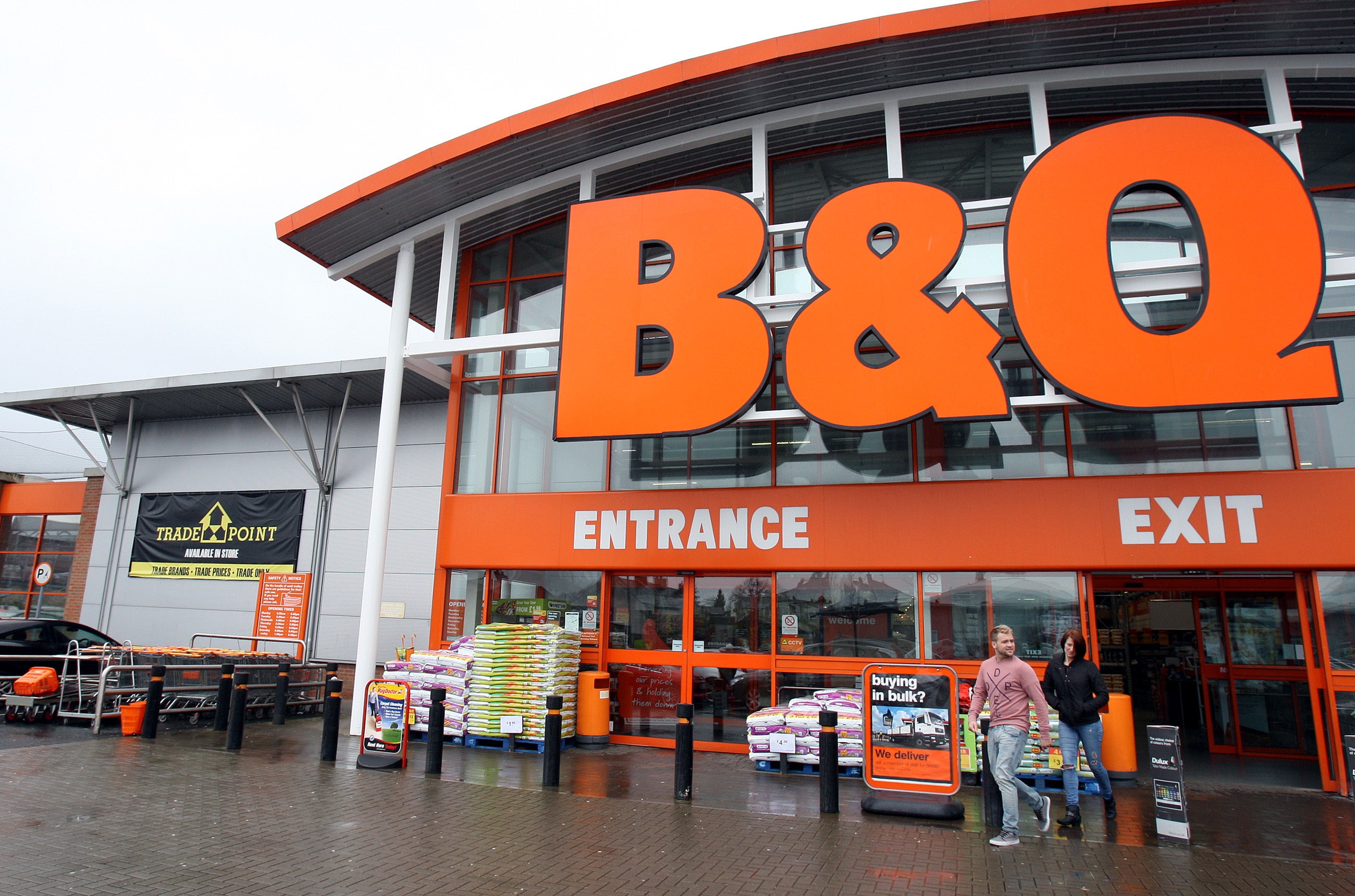 B&Q owner Kingfisher’s profits topped £1bn (Paul Faith/PA)